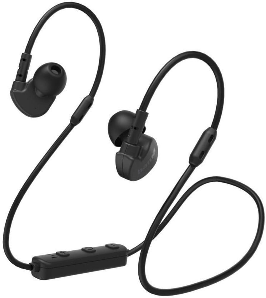 Hama Bluetooth Kopfhörer Sport, In-Ear, Mikrofon, ultraleicht, ergonomisch  In-Ear-Kopfhörer (Freisprechfunktion, Google Assistant, Siri), Unterstützt  die vorhandenen Sprachassistenten Siri und Google Assistant