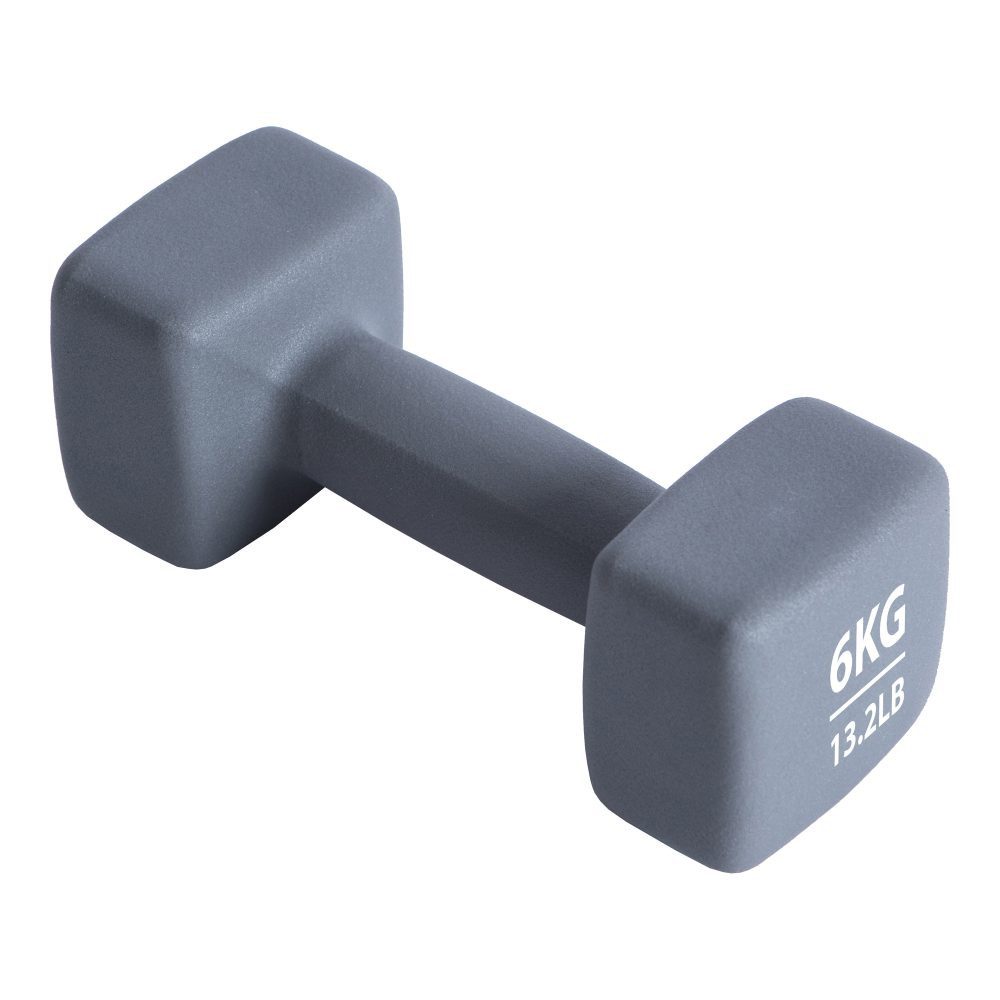 Pure 2 Improve Hantel Fitness Neopren grau 6,0kg - 1 Stück