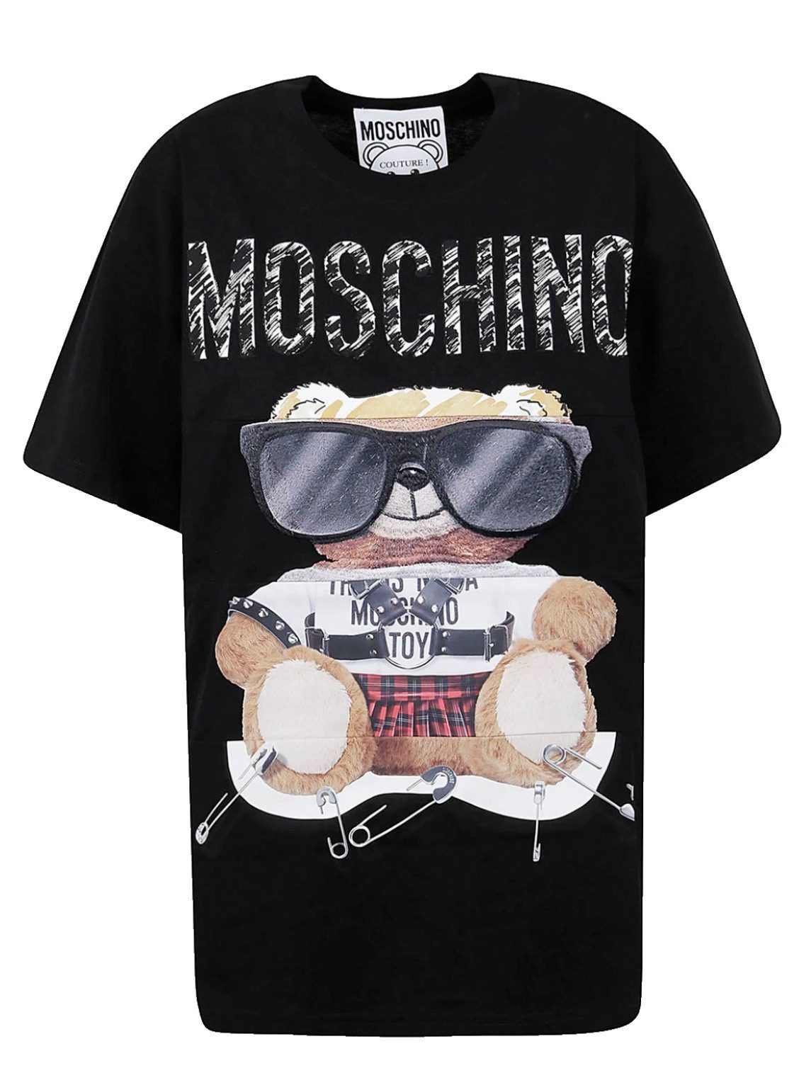 Moschino T-Shirt Couture Teddy Bear Oversize Loose Fit Teddybär Top günstig online kaufen
