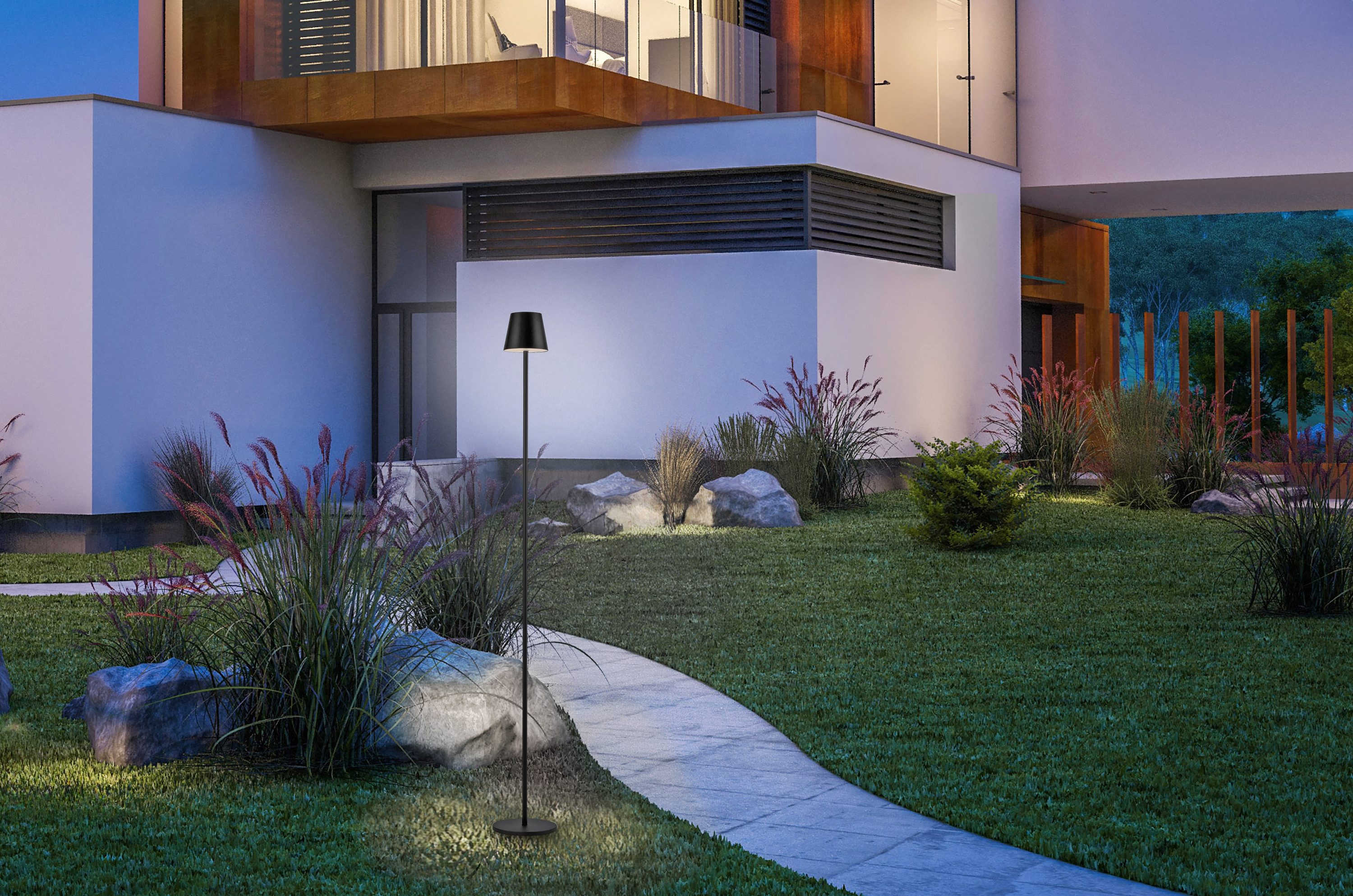 SellTec LED Außen-Stehlampe LED Stehleuchte Touch, günstig online kaufen