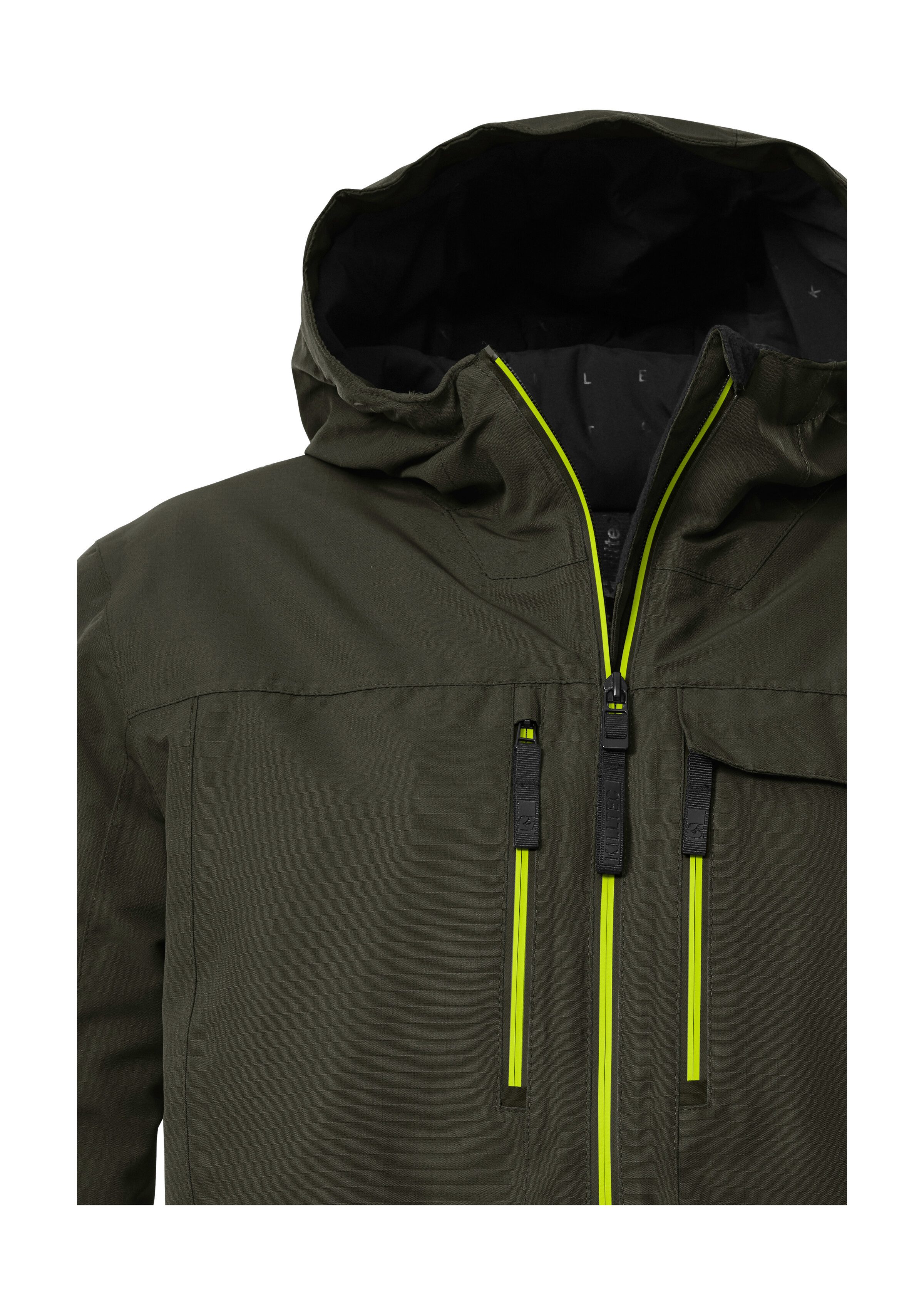 Killtec Skijacke KSW 53 MN SKI JCKT Skijacke: wasserdicht, atmungsaktiv, Colourblock, viele Taschen
