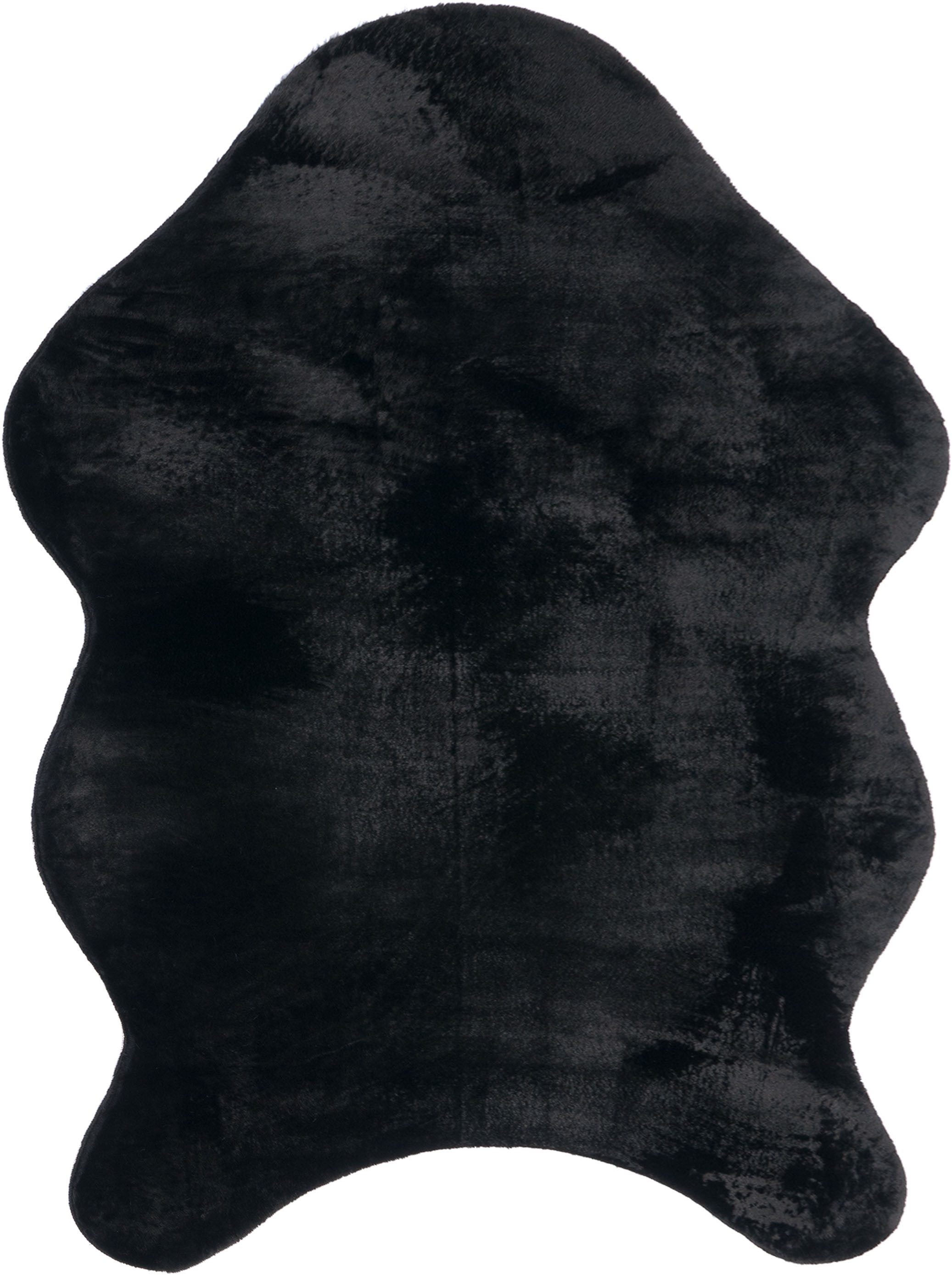 Paco Home Fellteppich Pelt 640, fellförmig, Höhe: 16 mm, Kunstfell, Uni Far günstig online kaufen