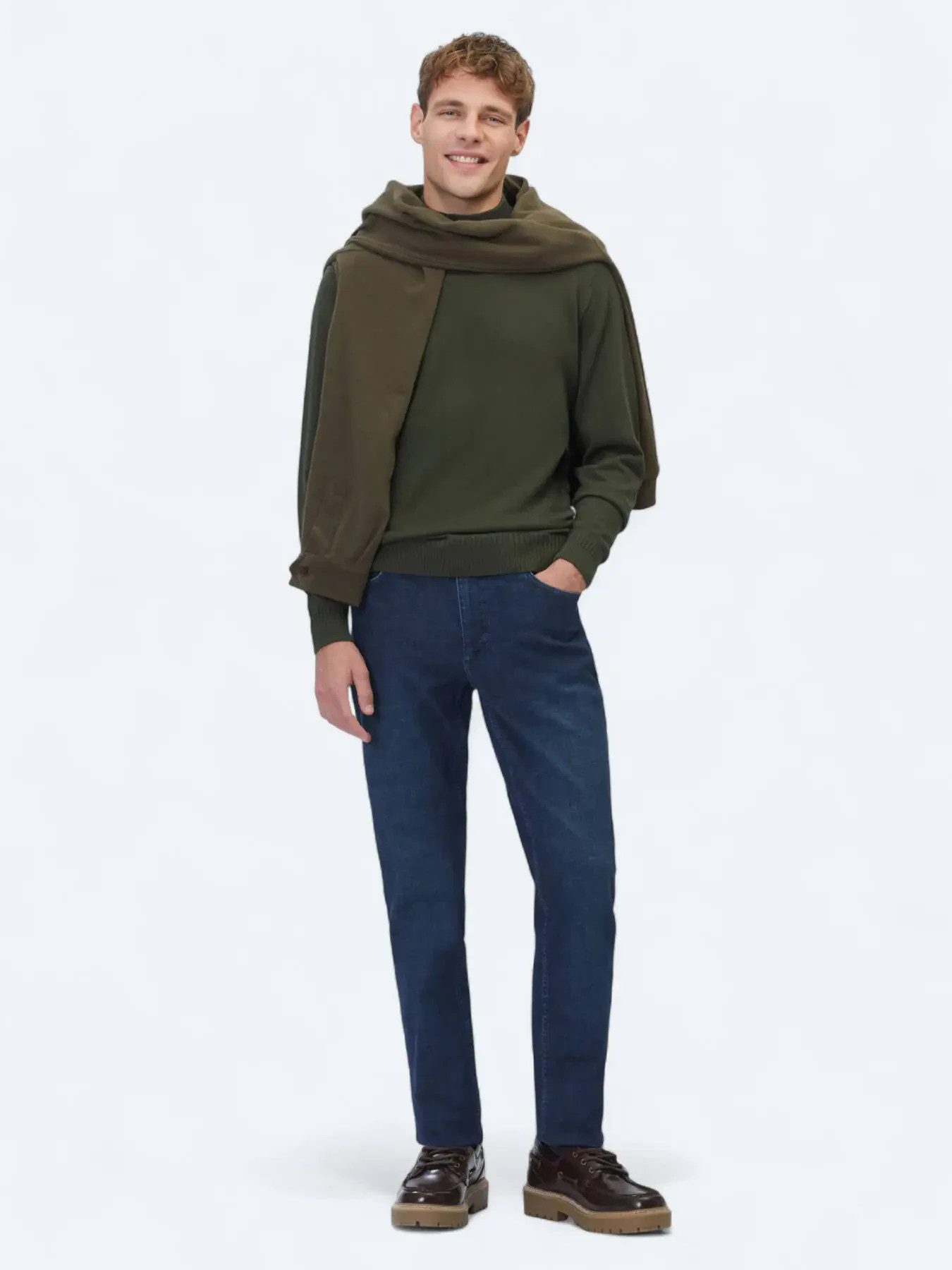 KİP Steppweste Khaki Strickpullover