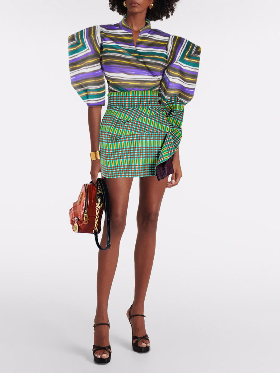 RUA & RUA Wickelbluse Kurze Bluse Hemd (1-tlg) günstig online kaufen