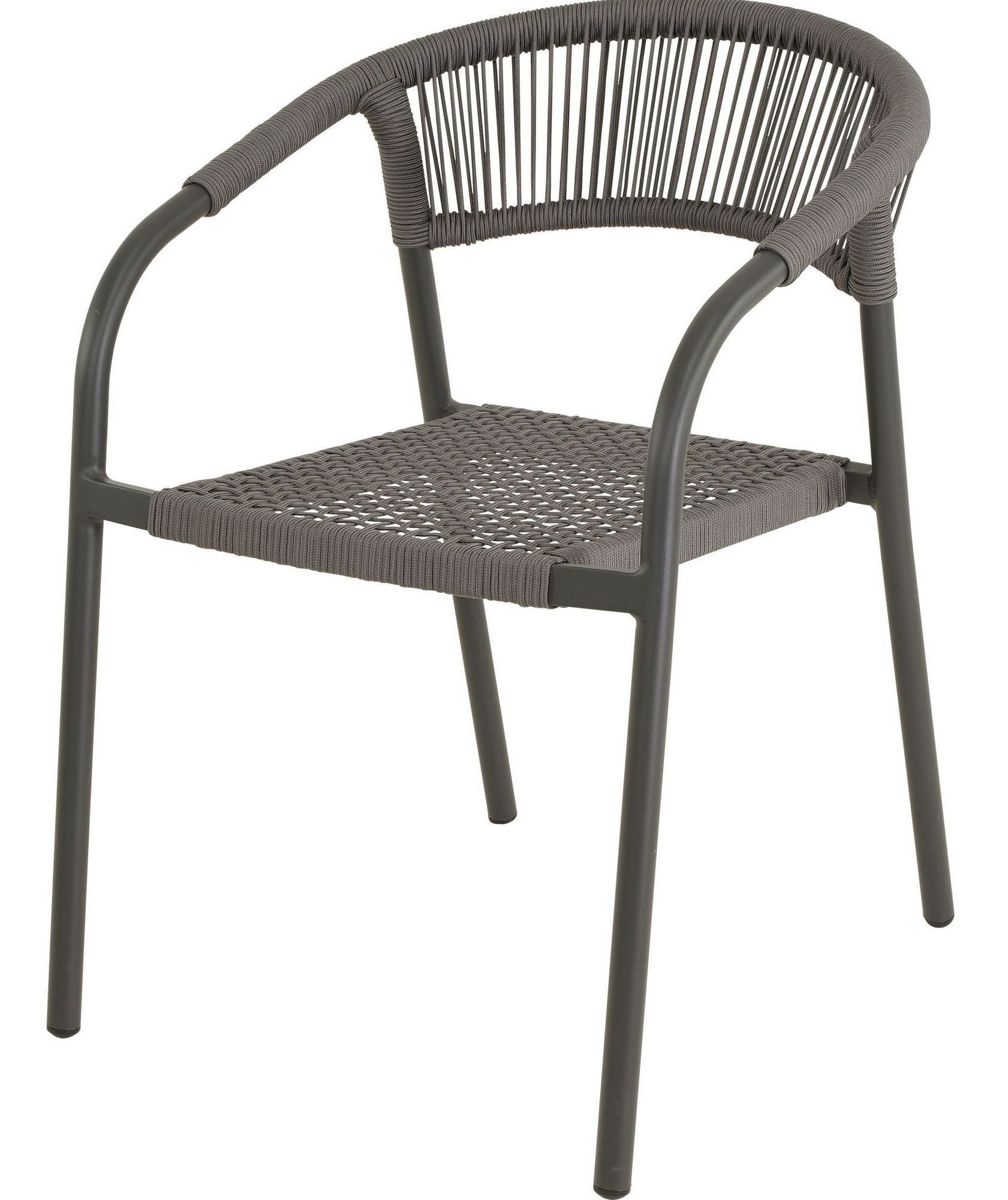 Lesli Living Gartenstuhl Lesli Living Stapelstuhl Nagano Grey