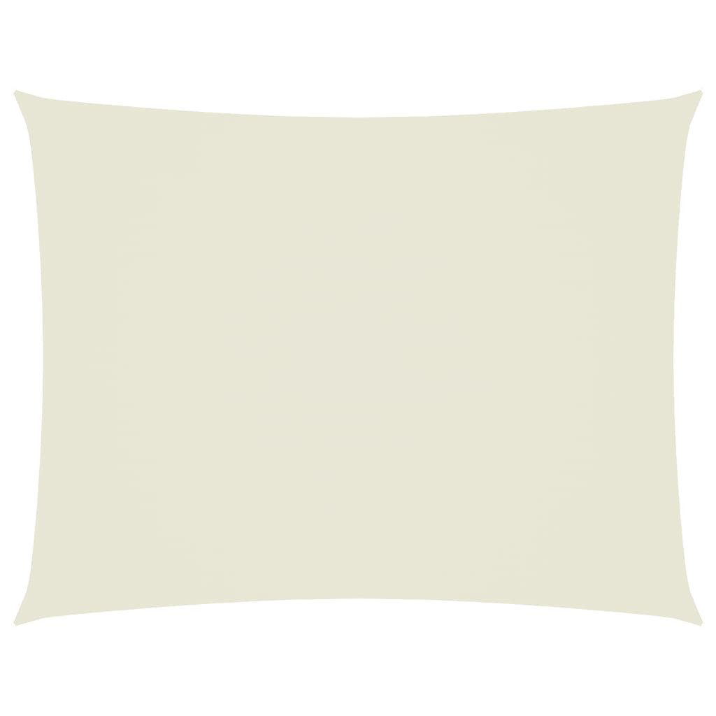 Sonnensegel Sonnensegel Oxford-Gewebe Rechteckig 5x7 m Creme