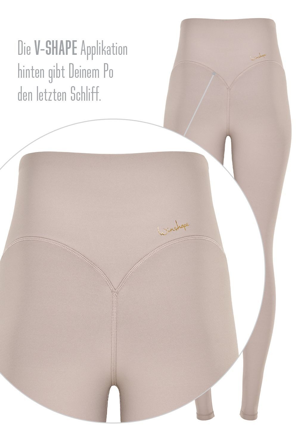 Winshape Leggings Functional Comfort HWL117C mit V-Shape Applikation und Core-Bund – Bild 5 von 5