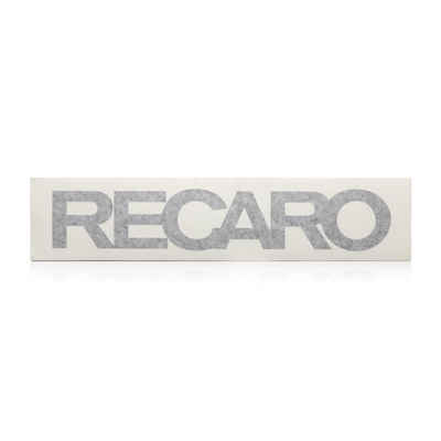 RECARO Aufkleber RECARO Aufkleber Originals, Auto Sticker, Schwarz glänzend, UV- & Witterungsbeständig, Selbstklebend & Wasserabweisend
