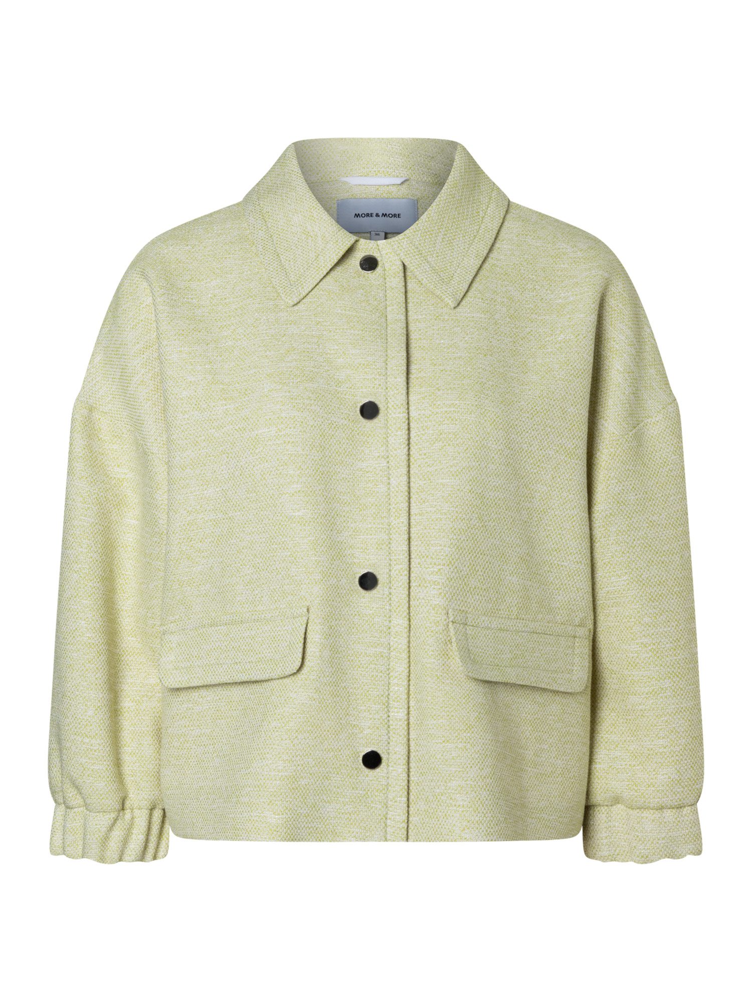Blouson leichter, melierter 3/4 Arm-Blouson