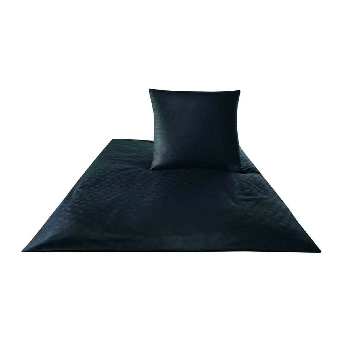 JOOP! Bettwäsche Cornflower schwarz, Mako Satin, günstig online kaufen