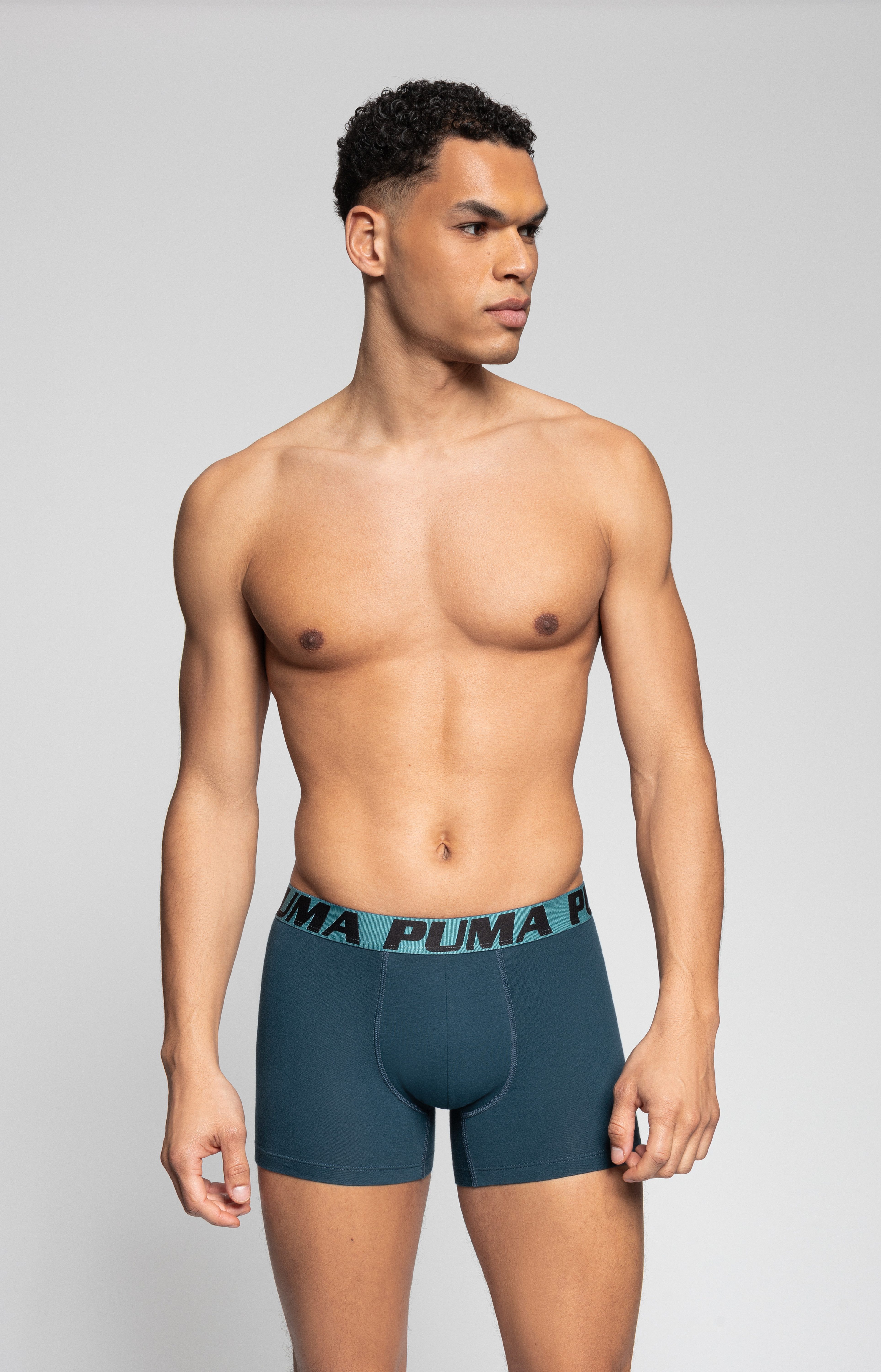 PUMA Boxershorts PUMA MEN STRIPED ELASTIC BOXERS (2er Pack)