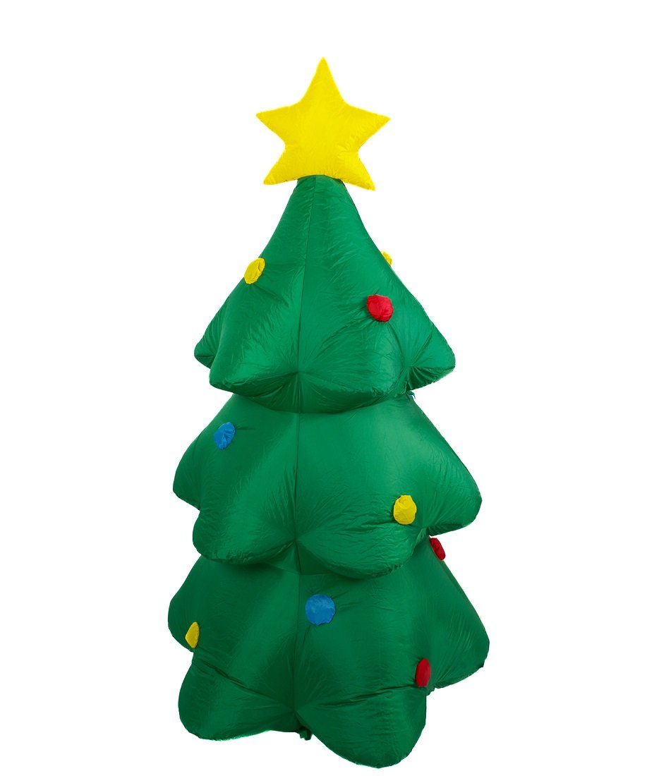 mit Bubble-Store Gebläse Weihnachtsfigur Weihnachtsbeleuchtung, aufblasbar Weihnachtsbaum und LED-B