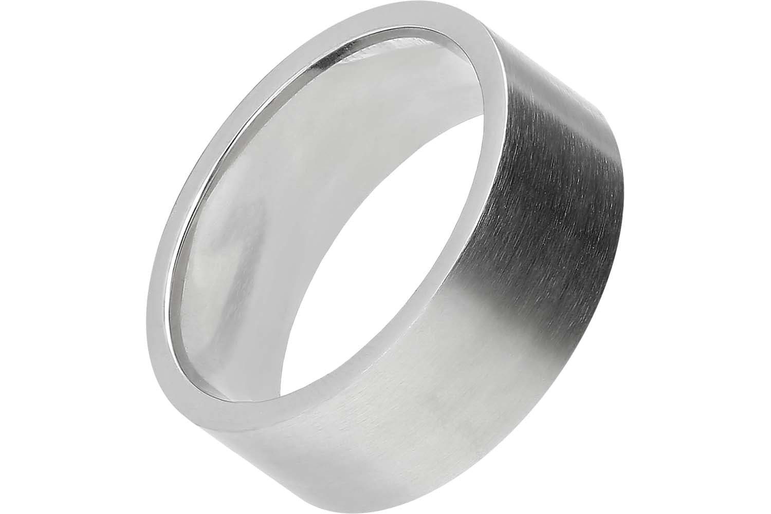 Fingerring Edelstahl Ring MATT