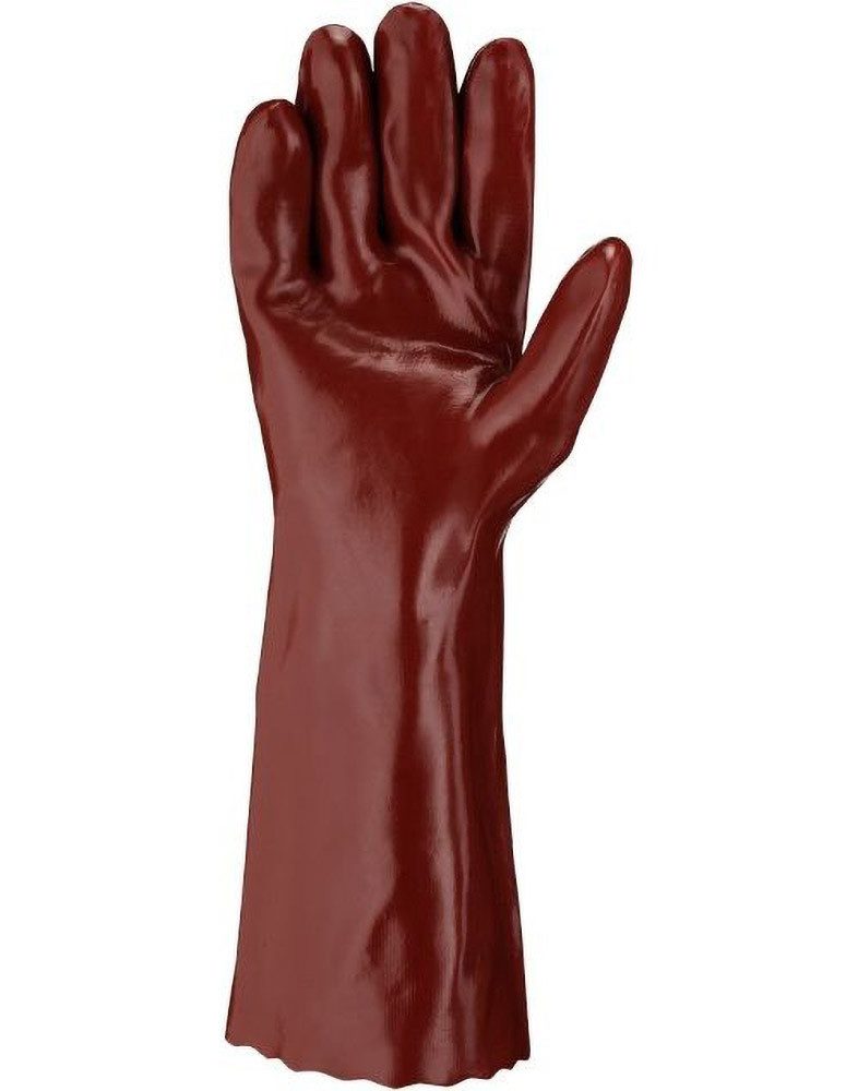 teXXor Arbeitshandschuh-Set Pvc-Handschuhe Rotbraun