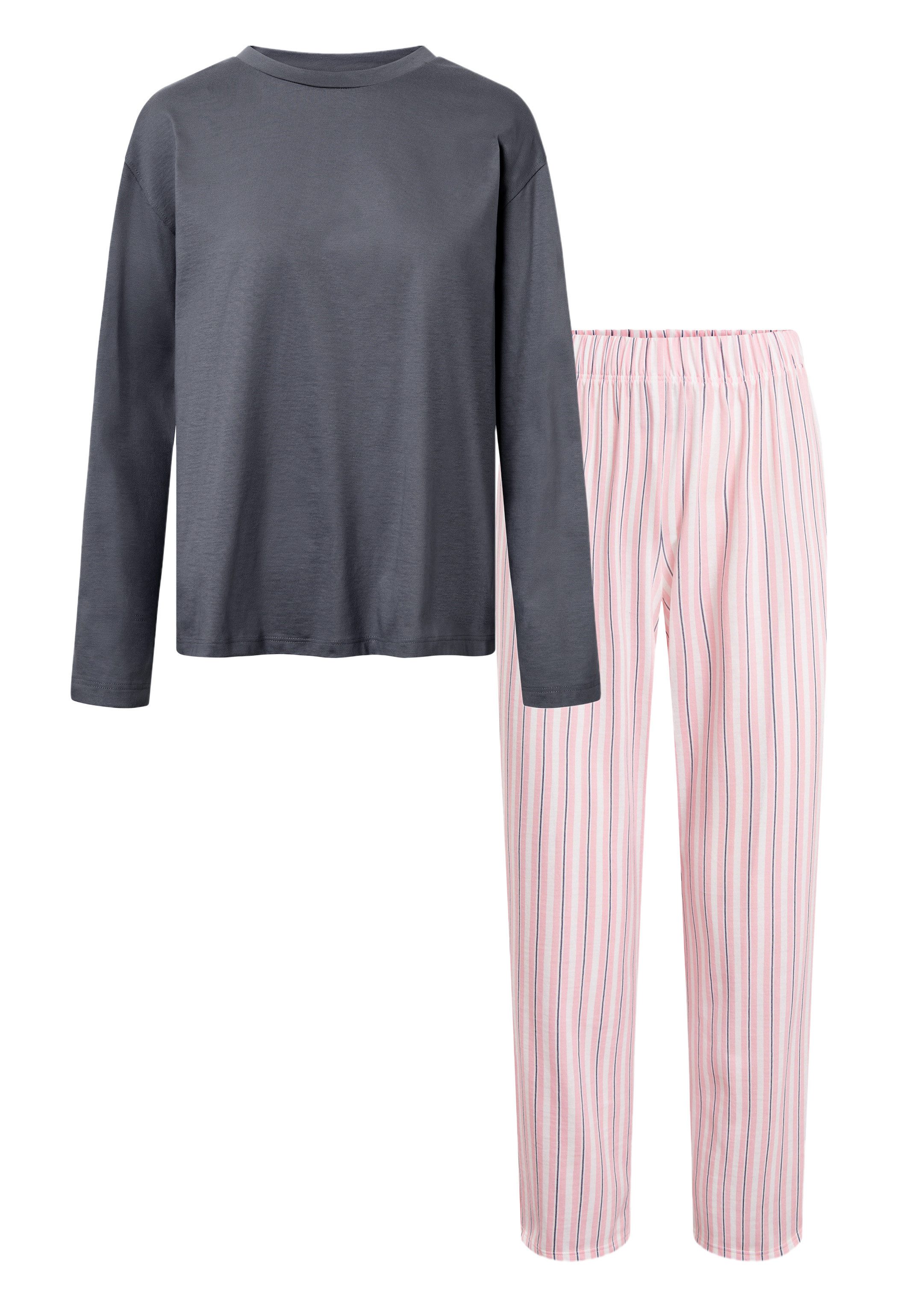 Rösch Pyjama Sleep & Relax (Set, 2 tlg) Schlafanzug - Baumwolle - Atmungsak günstig online kaufen