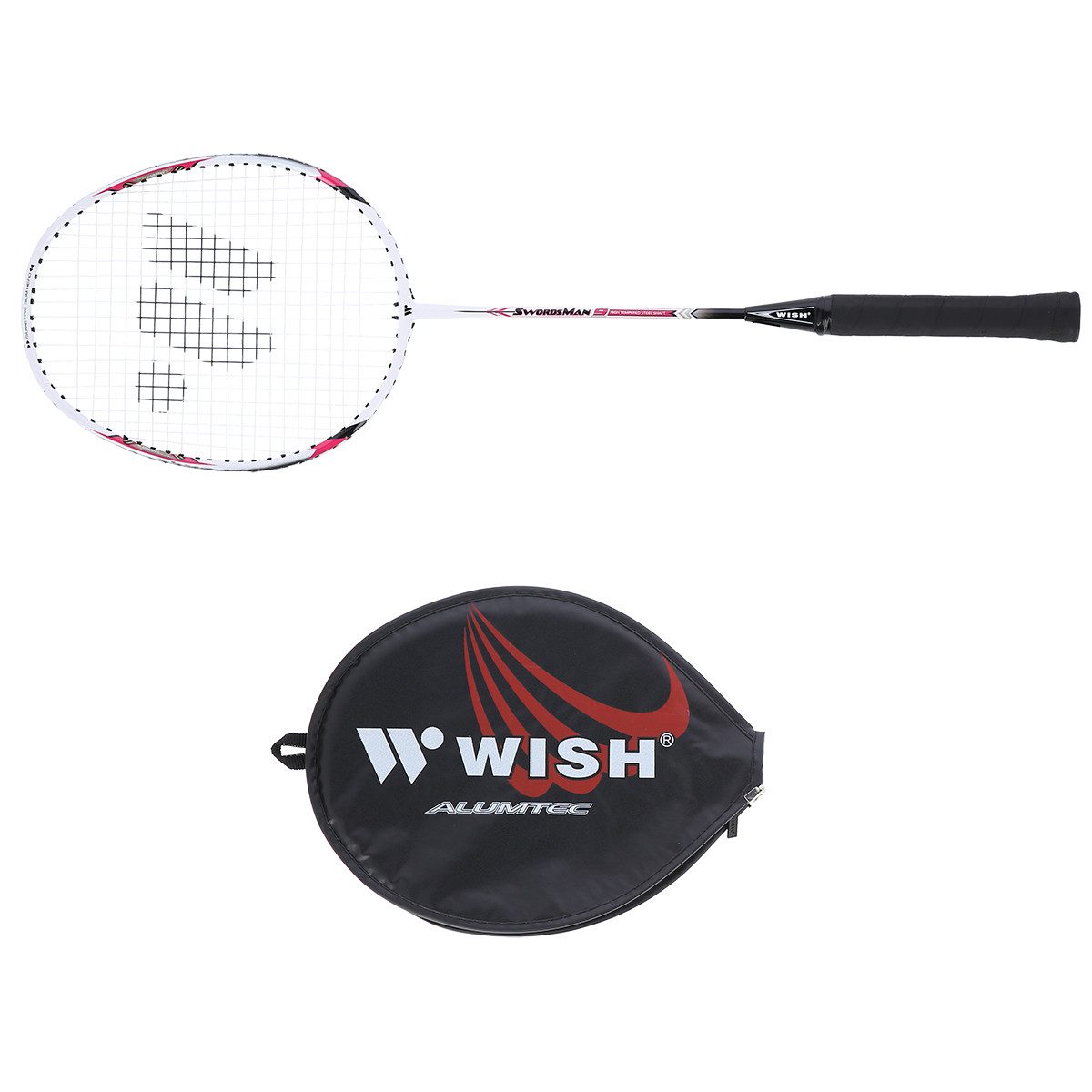 Badmintonschläger STEELTEC 9 Badminton Schläger mit Hülle