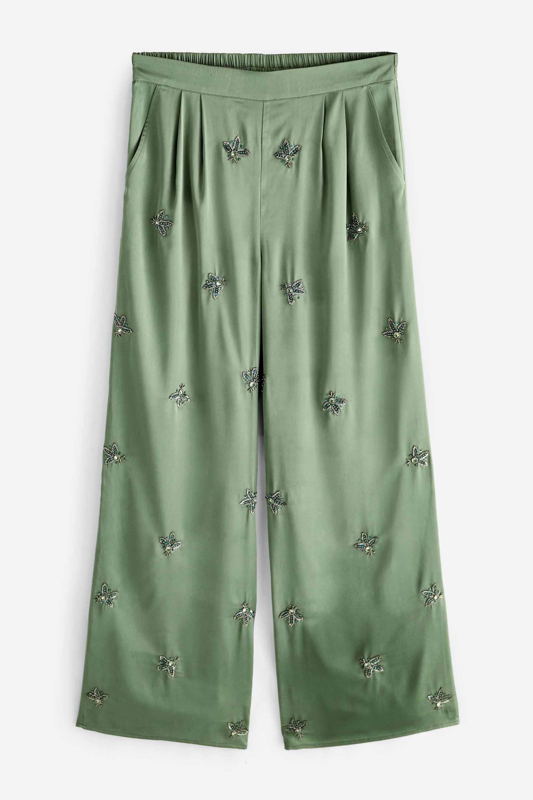 Stoffhose Hose mit weitem Bein für besondere Anlässe