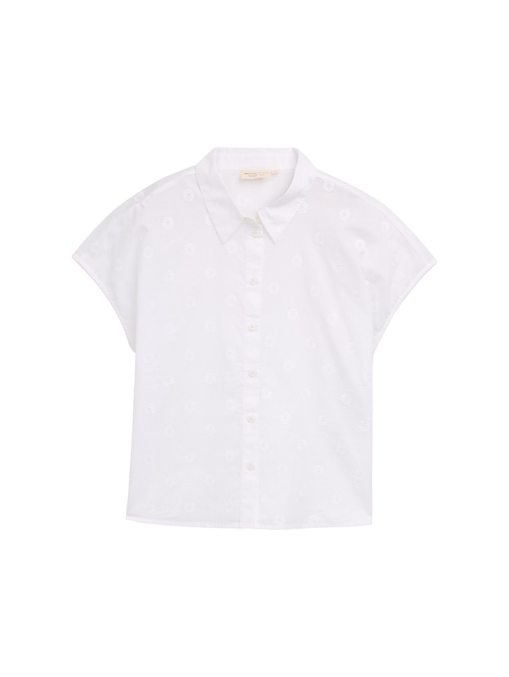 TOM TAILOR Denim Kurzarmbluse Bluse mit günstig online kaufen