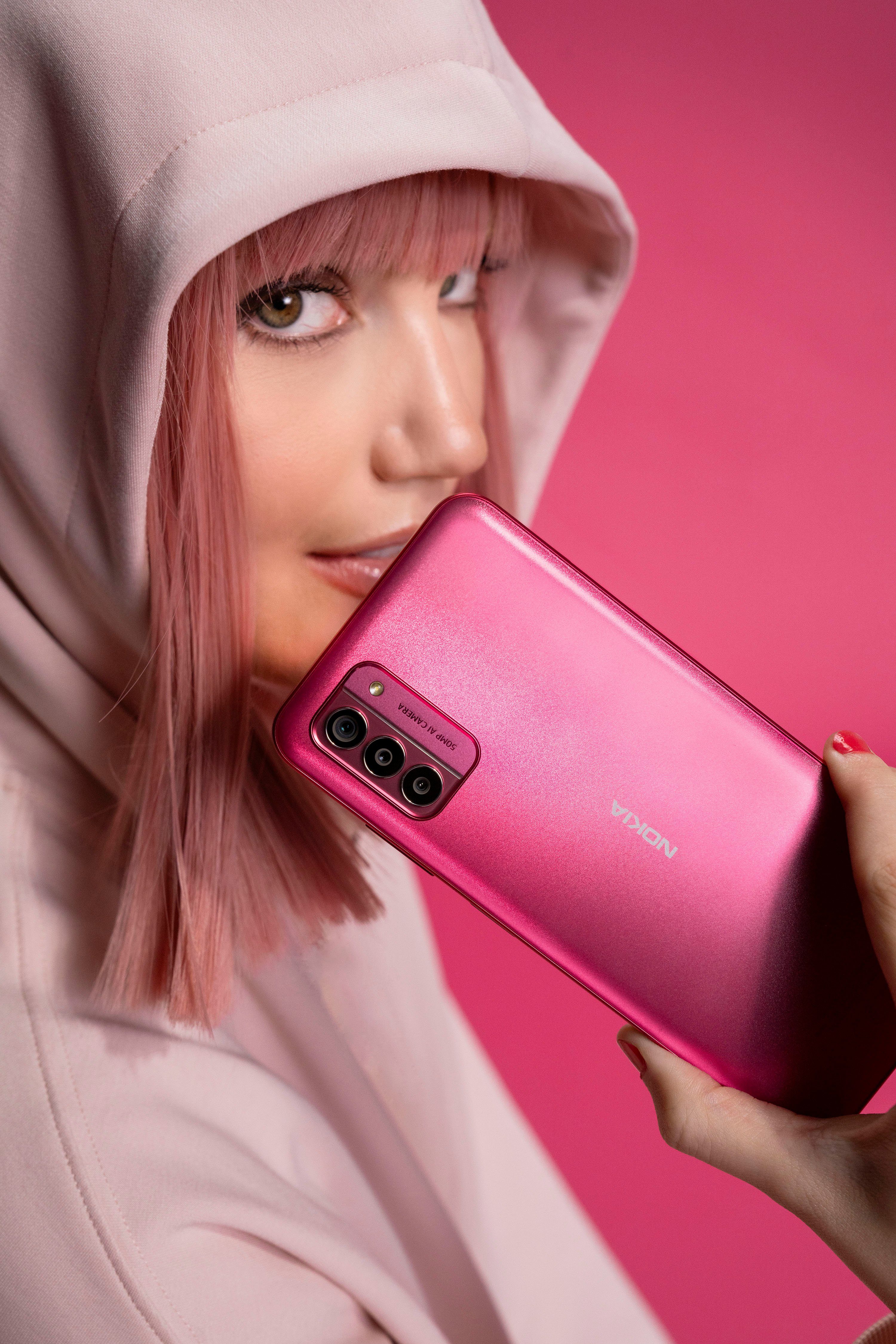 Kamera) GB 50 MP Speicherplatz, G42 (16,9 cm/6,65 128 pink Zoll, Smartphone Nokia