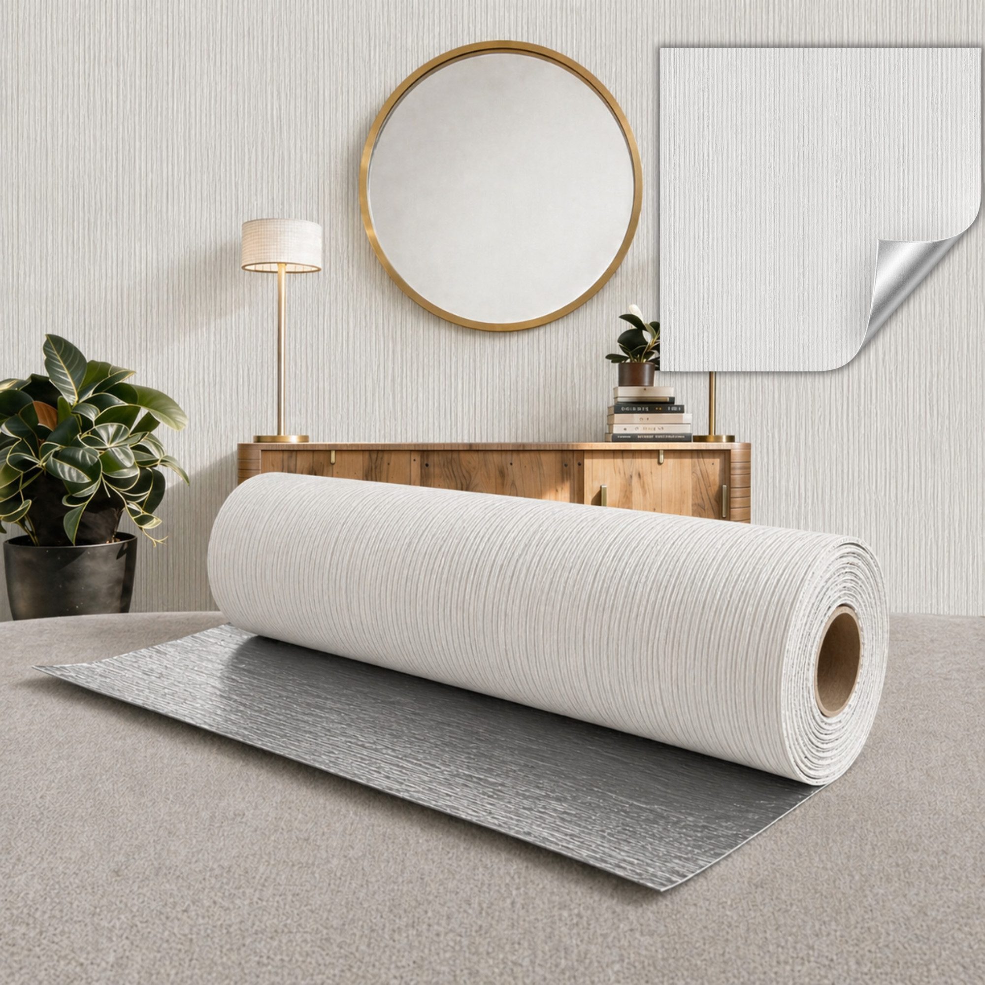 IKHEMalarka Wandpaneel Selbstklebende Flexible Schaum-Wandverkleidung 1,8 m², BxL: 60x300 cm, 1,8 qm, (1 Rolle = 1,8 m², 300x60cm) Schall- und wärmeisolierend, stoßfest, leicht zu reinige. 300x60cm