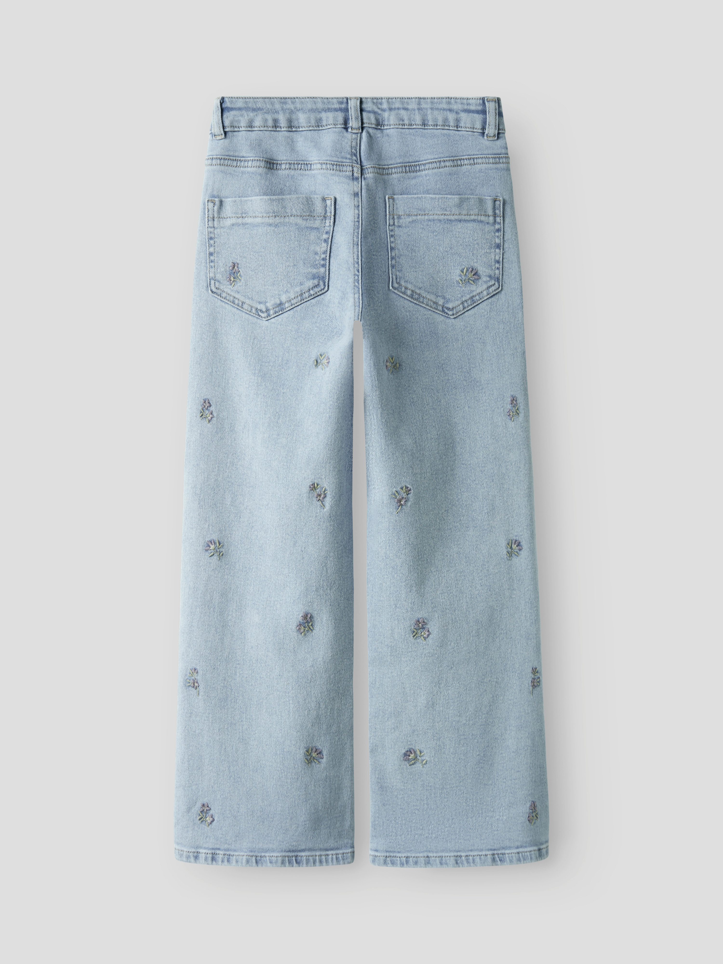 Name It Weite Jeans NKFROSE WIDE EMB JEANS 2010-FR NOOS allover bestickt