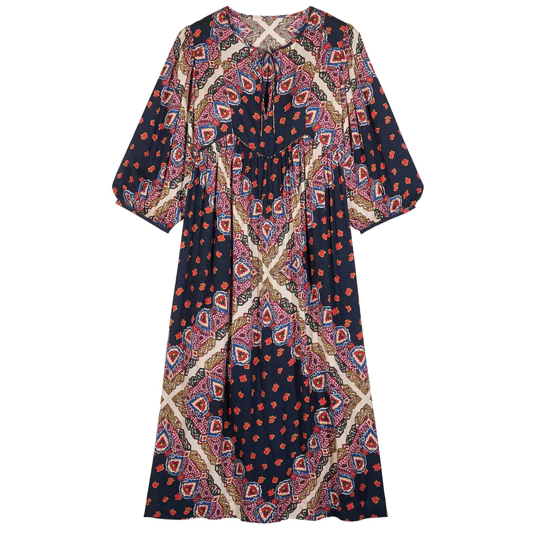 BA&SH Jerseykleid BA&SH Kleid JIJI aus Viskose - Blau