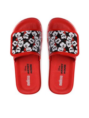 MELISSA Pantoletten Groovy + Mickey Mouse 33632 Red/Black AC405 Pantolette