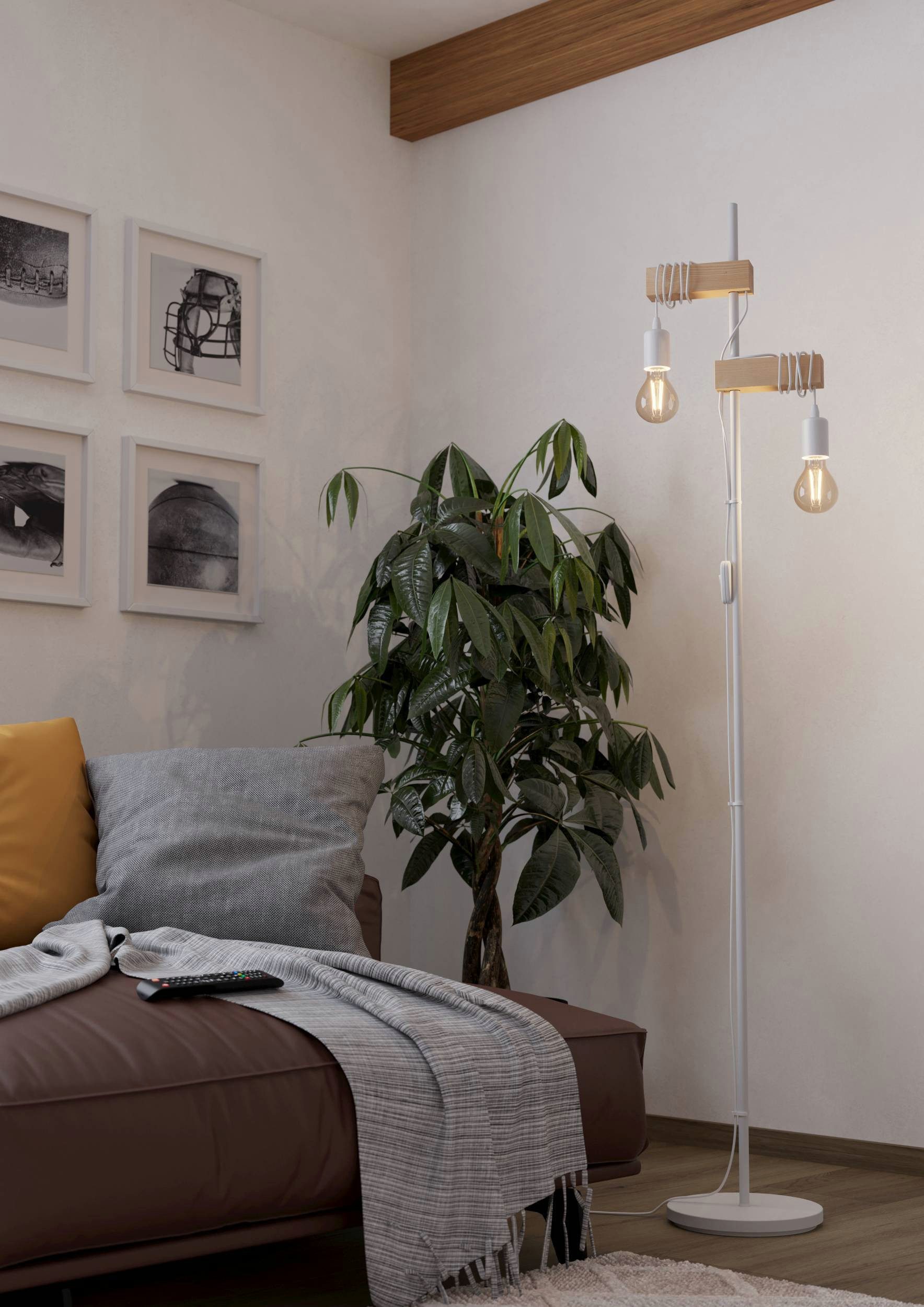 EGLO Stehlampe Townshend Stehlampe, Standlampe, Vintage, Industrial, Retro, günstig online kaufen