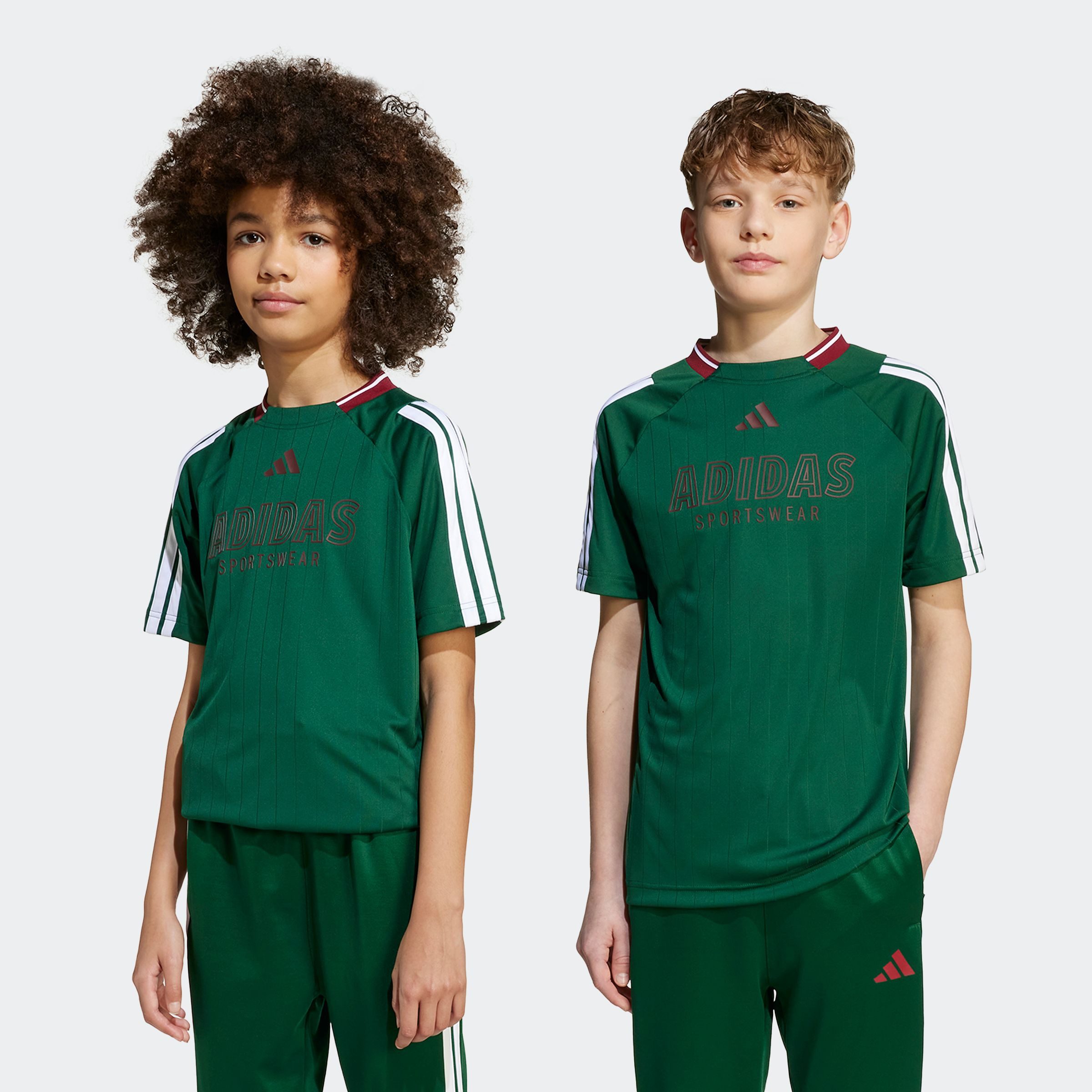 adidas Sportswear T-Shirt HOUSE OF TIRO KIDS sportlicher Stil, für Kinder und Teens, mit Rundhalsausschnitt