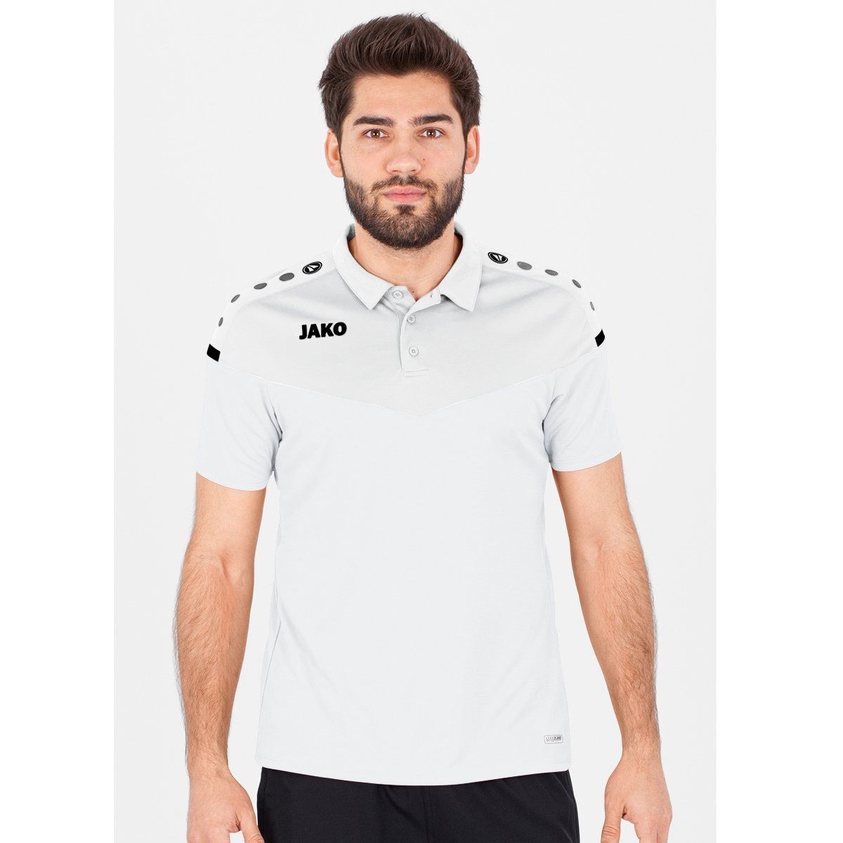 Jako Poloshirt Champ 2.0 (100% Polyester) weiss Herren