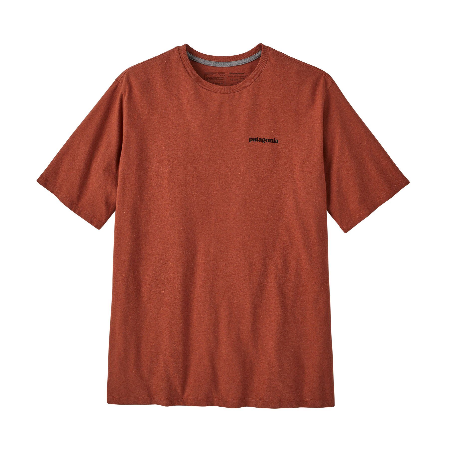 Patagonia T-Shirt Patagonia Logo quartz P-6 coral Herren T-Shirt Responsibili-Tee Adult