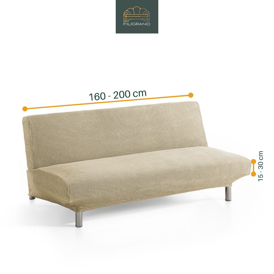 Sofaüberwurf Elastisch – Magnolia-Y Design, Polyester/Elasthan, Staub- & Kratzfest