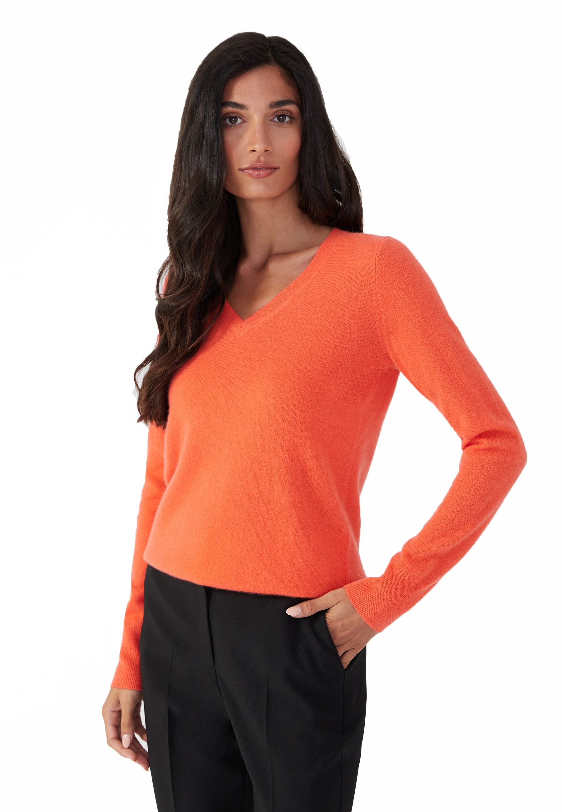 Style & Republic Kaschmirpullover Kaschmirpullover V-Neck Kaschmirpullover günstig online kaufen
