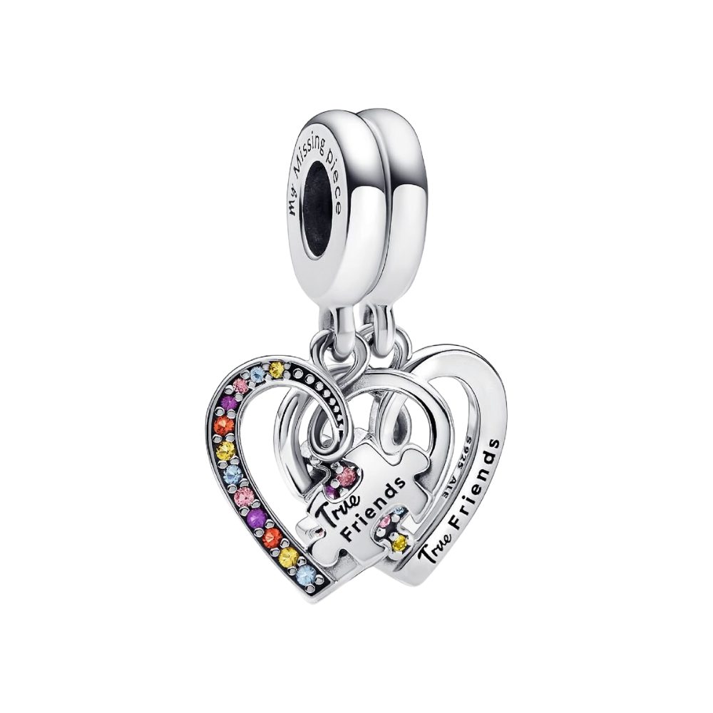 Charm Puzzle 792239C01*, Freunde, Herzen, Puzzleteile