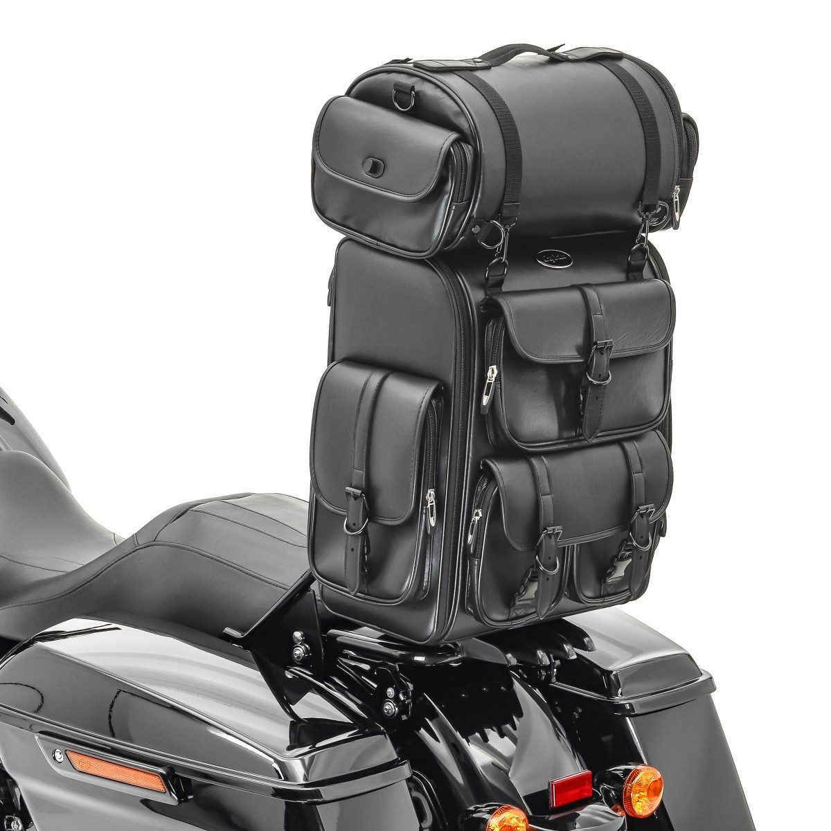 Craftride Reisetasche Sissybar CSL + Hecktasche LX für Indian Scout / Sixty 15-23 mit Gepäck