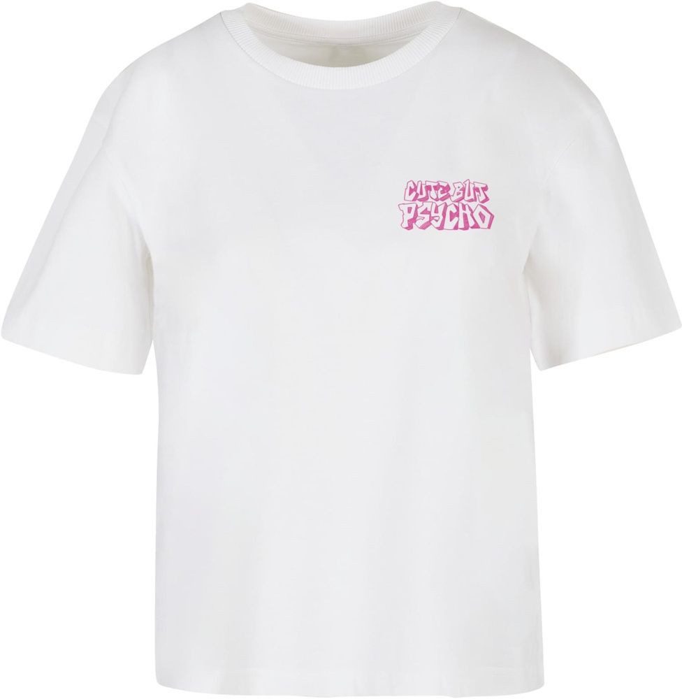Miss Tee T-Shirt "Miss Tee Damen Cute But Psycho Tee", (1 tlg.) günstig online kaufen