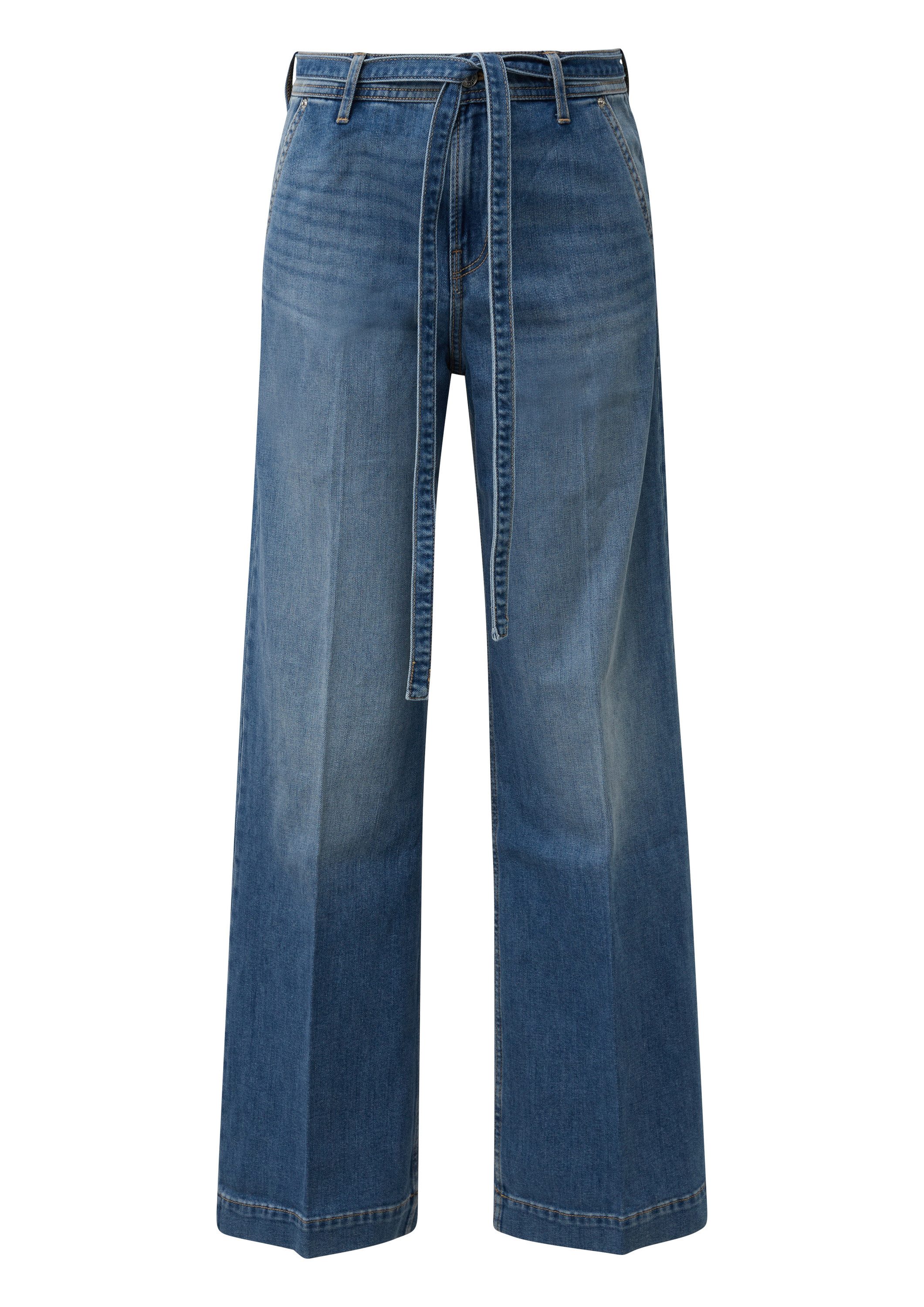 s.Oliver Weite Jeans Jeans-Hose SURI Jeans Suri/Regular Fit/Mid Rise/Wide L günstig online kaufen