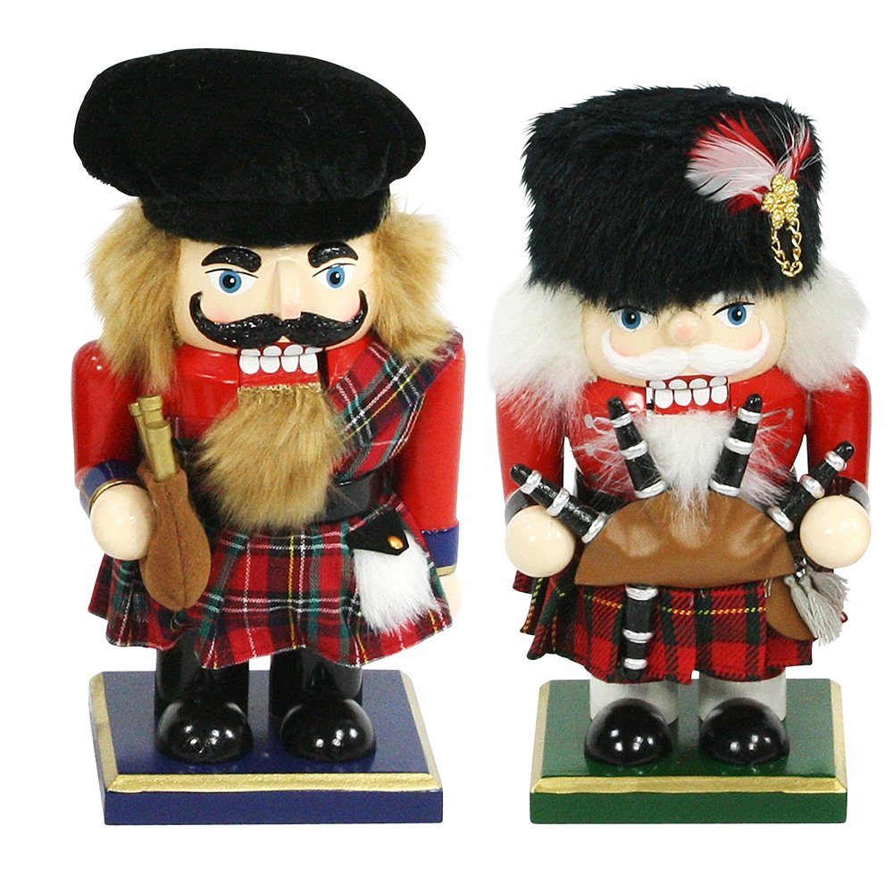 Dekohelden24 Nussknacker Hochwertiger Nussknacker Schotte, ca. 18 cm, (1-tlg)