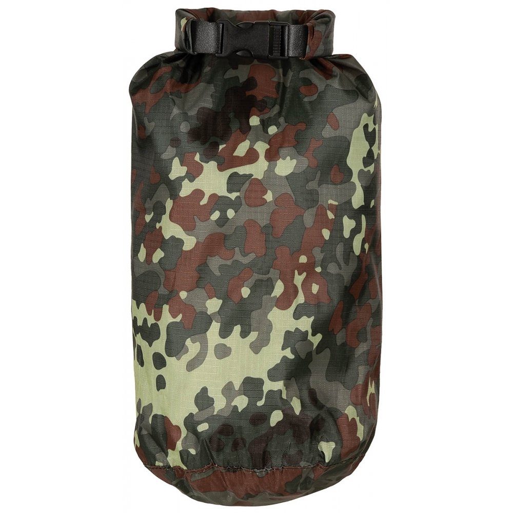Packsack Packsack, Drybag, flecktarn, wasserdicht, 4 l