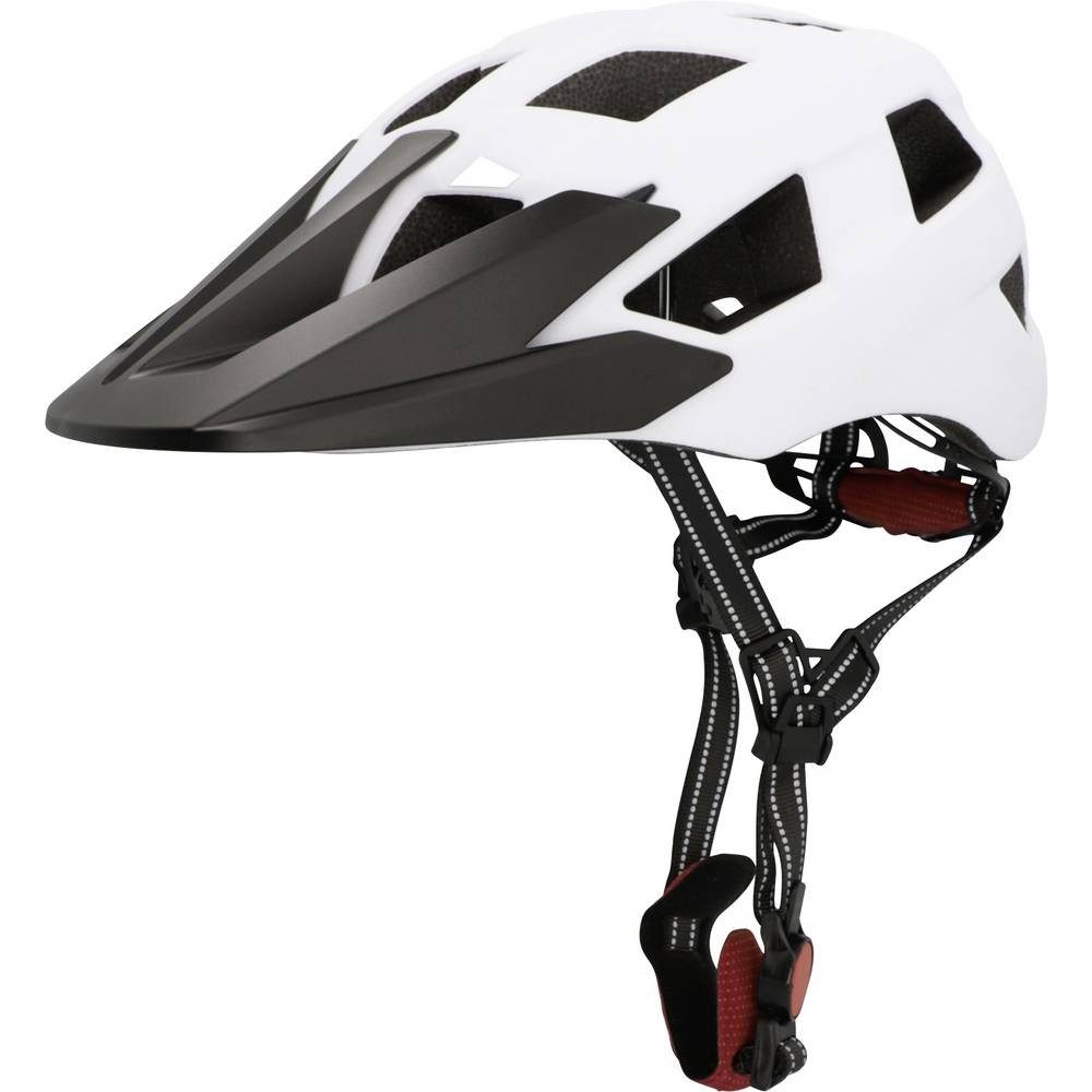 Fahrradhelm MTB-Helm Weiß Konfektionsgröße=S/M Kopfumfang=54-58 cm 753138:FISCHER