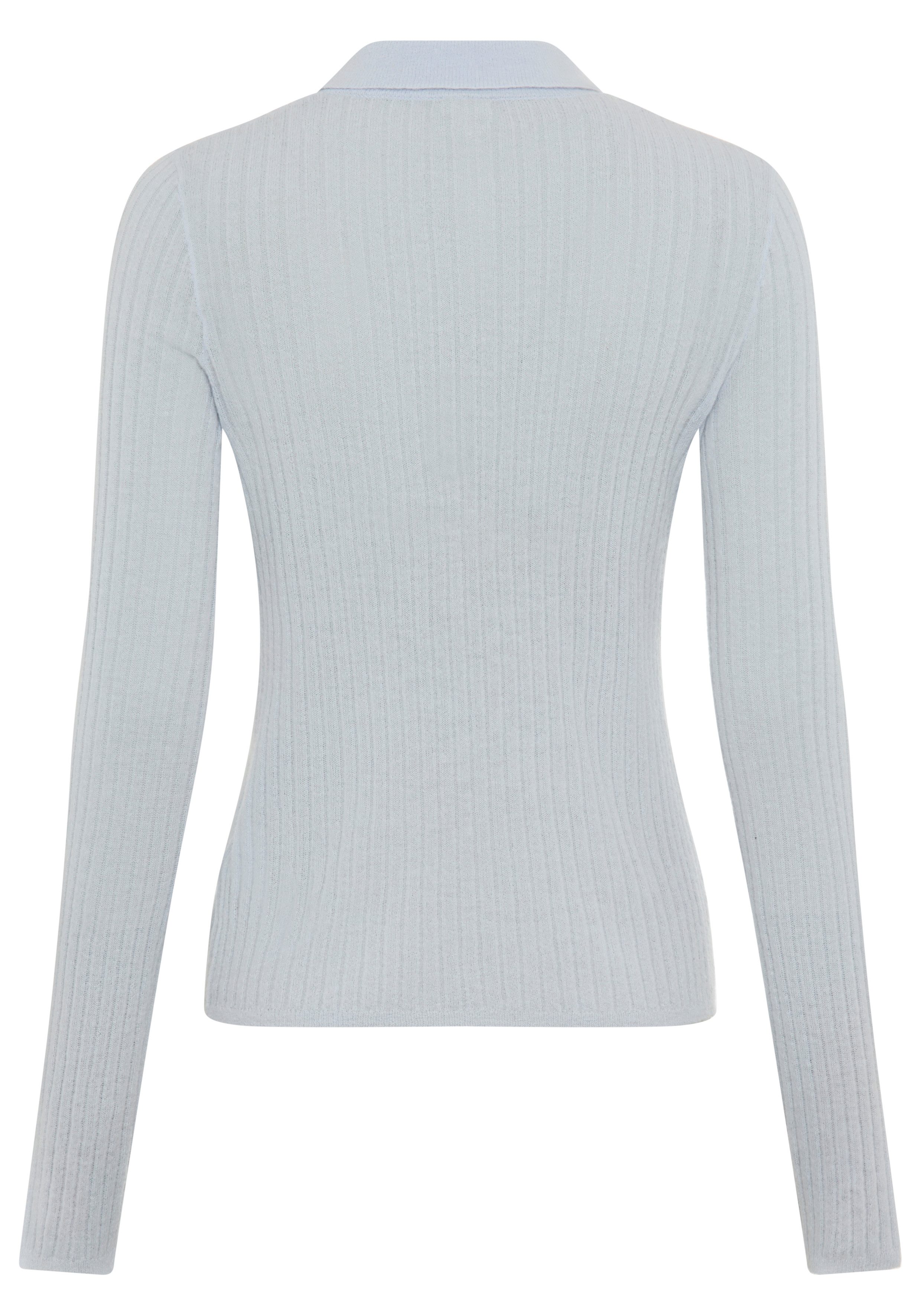 BOSS ORANGE Polokragenpullover Fuganel Premium Damenmode mit Knopfleiste, R günstig online kaufen