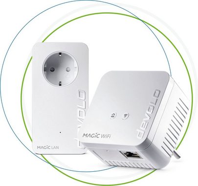 DEVOLO »Magic 1 WiFi mini Starter Kit (1200Mbit, G.hn, Powerline + WLAN, Mesh)« WLAN-Router