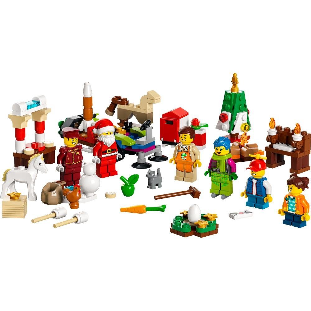 Modelle 5 Kinder (287-tlg), ab City für Minifiguren, mit Spielmatte, 2022 LEGO® und (60352) Jahren Adventskalender