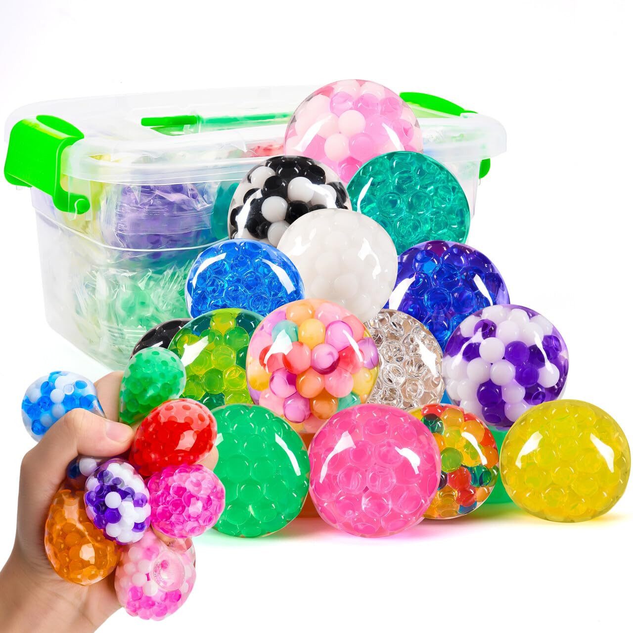 JOYIN Spielball JOYIN Mini Stressbälle, zufällig, 9 Stück, Squishy Toys Fidget Balls (9-St)