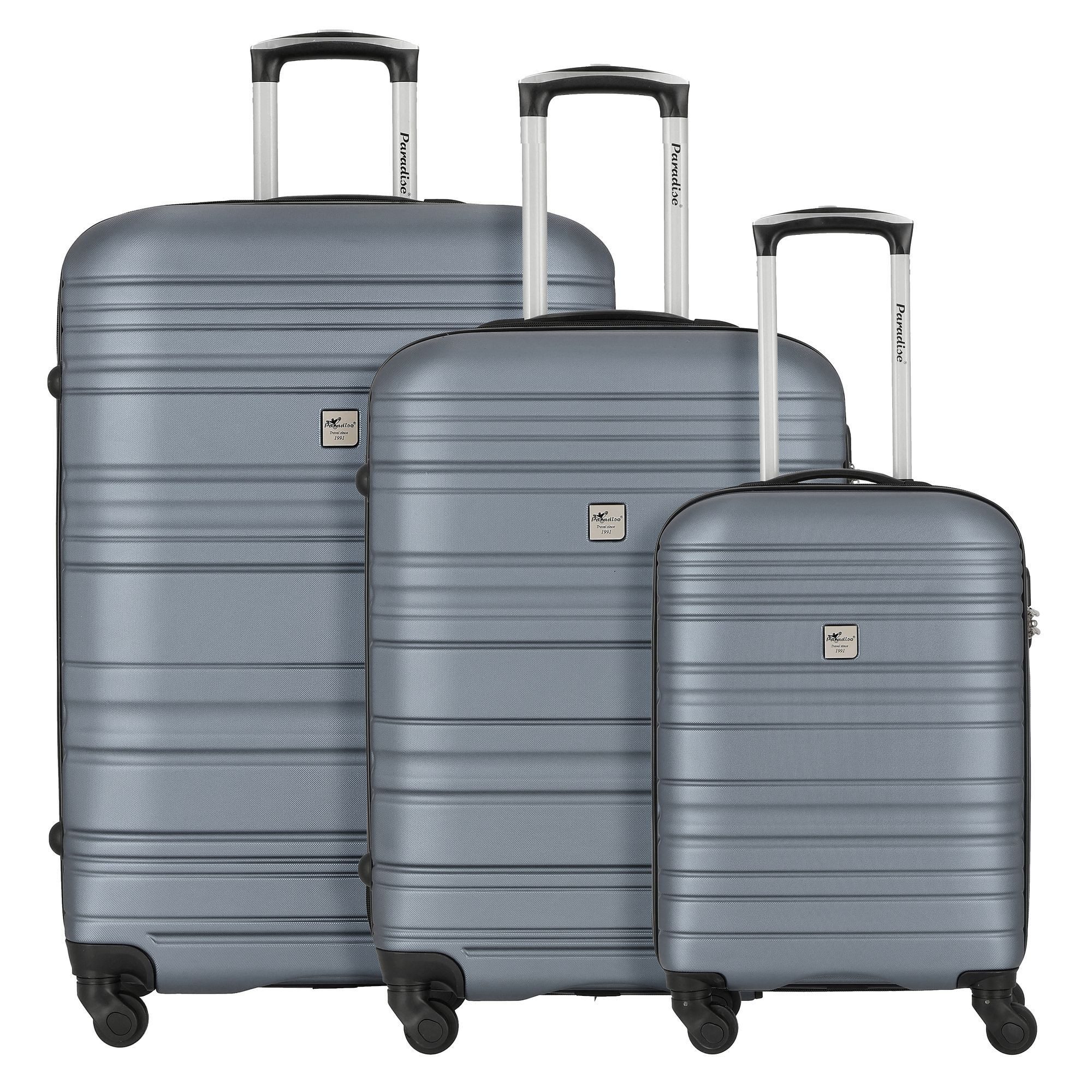 CHECK.IN® Trolleyset Paradise, 4 Rollen, (3-teilig, 3 tlg), ABS