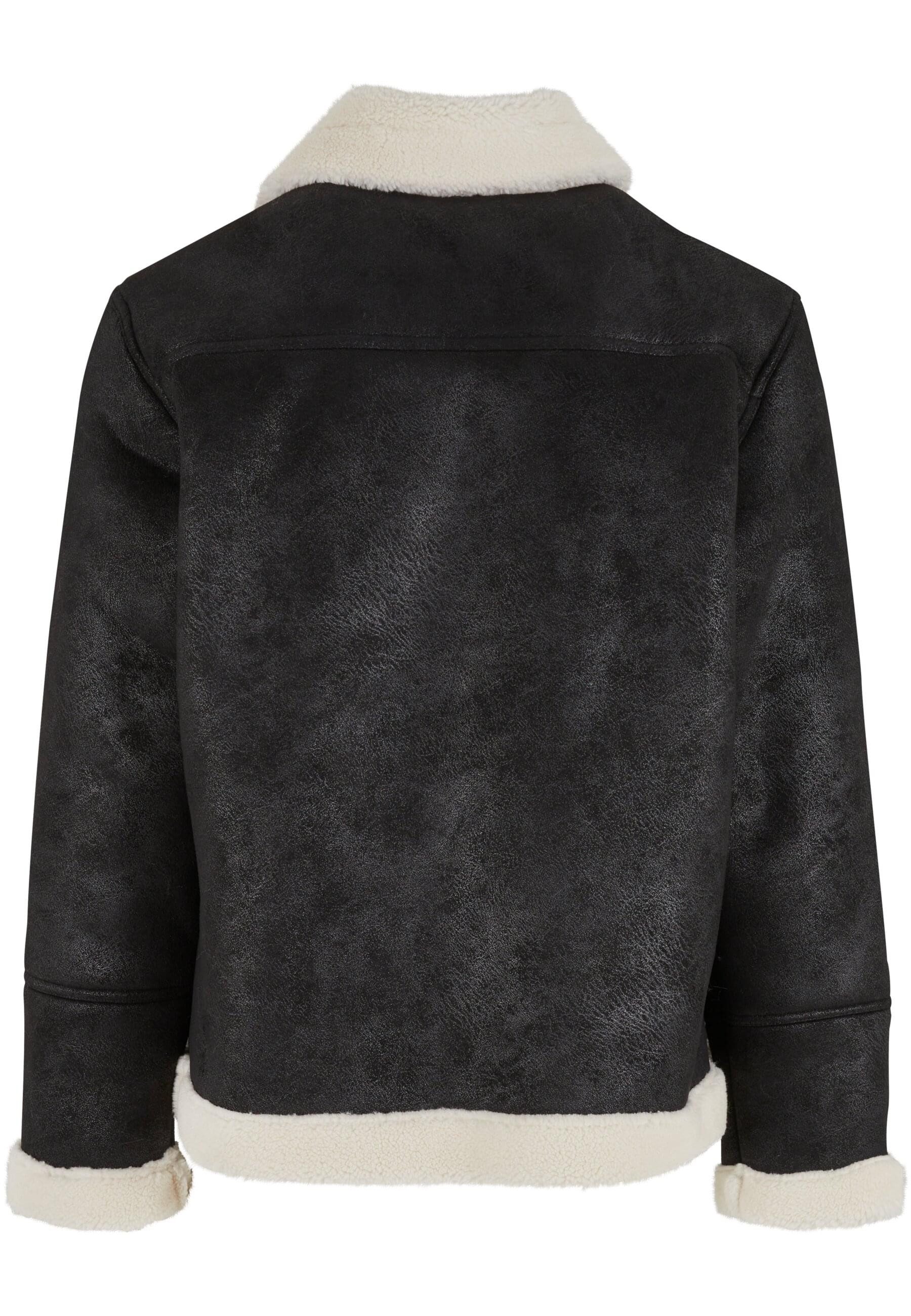 URBAN CLASSICS Winterjacke Urban Classics Shearling Biker Jacket (1-St) günstig online kaufen