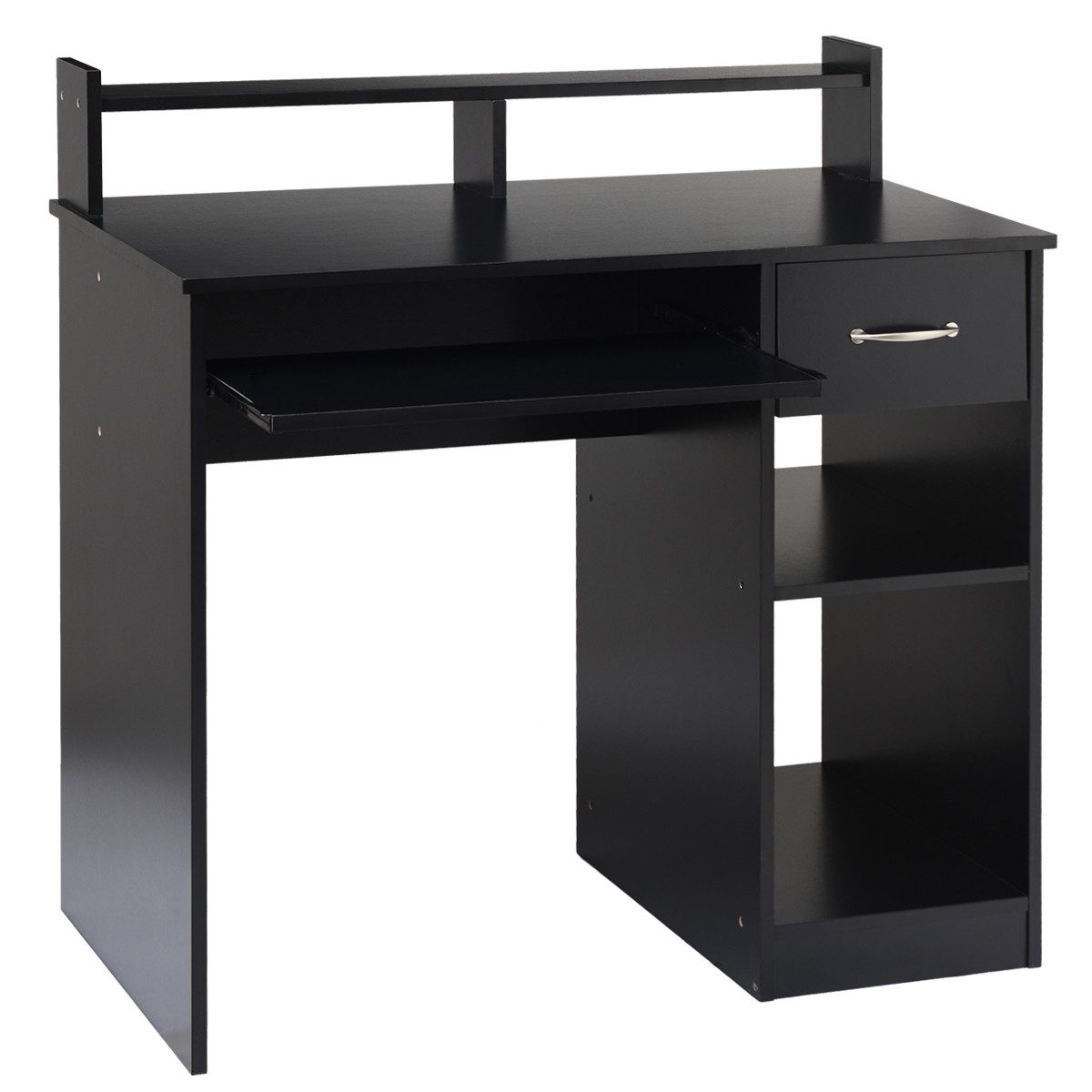 COSTWAY Schreibtisch, mit Ablage, Schublade, Tastaturauszug günstig online kaufen