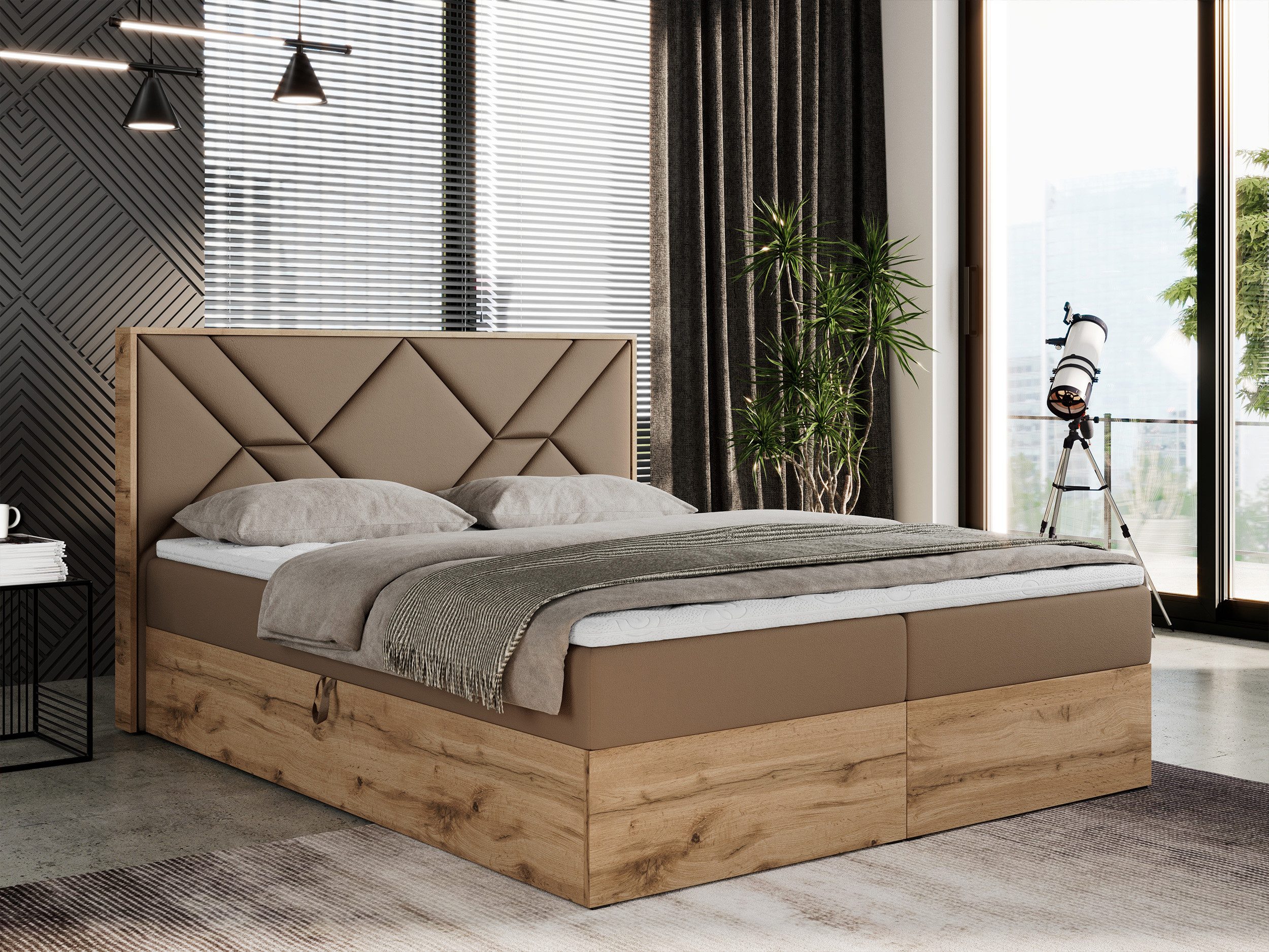 MKS MÖBEL Boxspringbett GUNAR (Set, Packung, günstig online kaufen