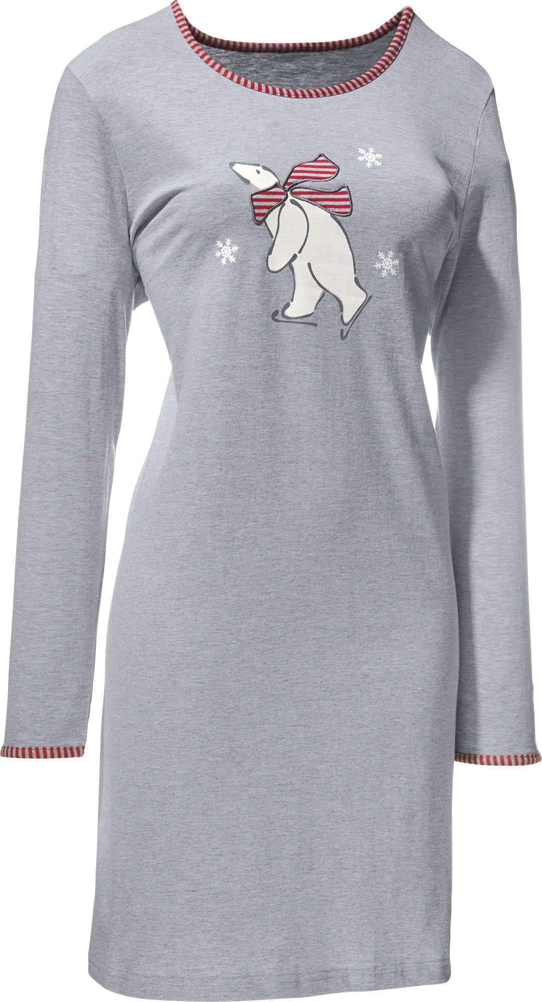 Erwin Müller Nachthemd Damen-Nachthemd Single-Jersey Tiermotiv günstig online kaufen