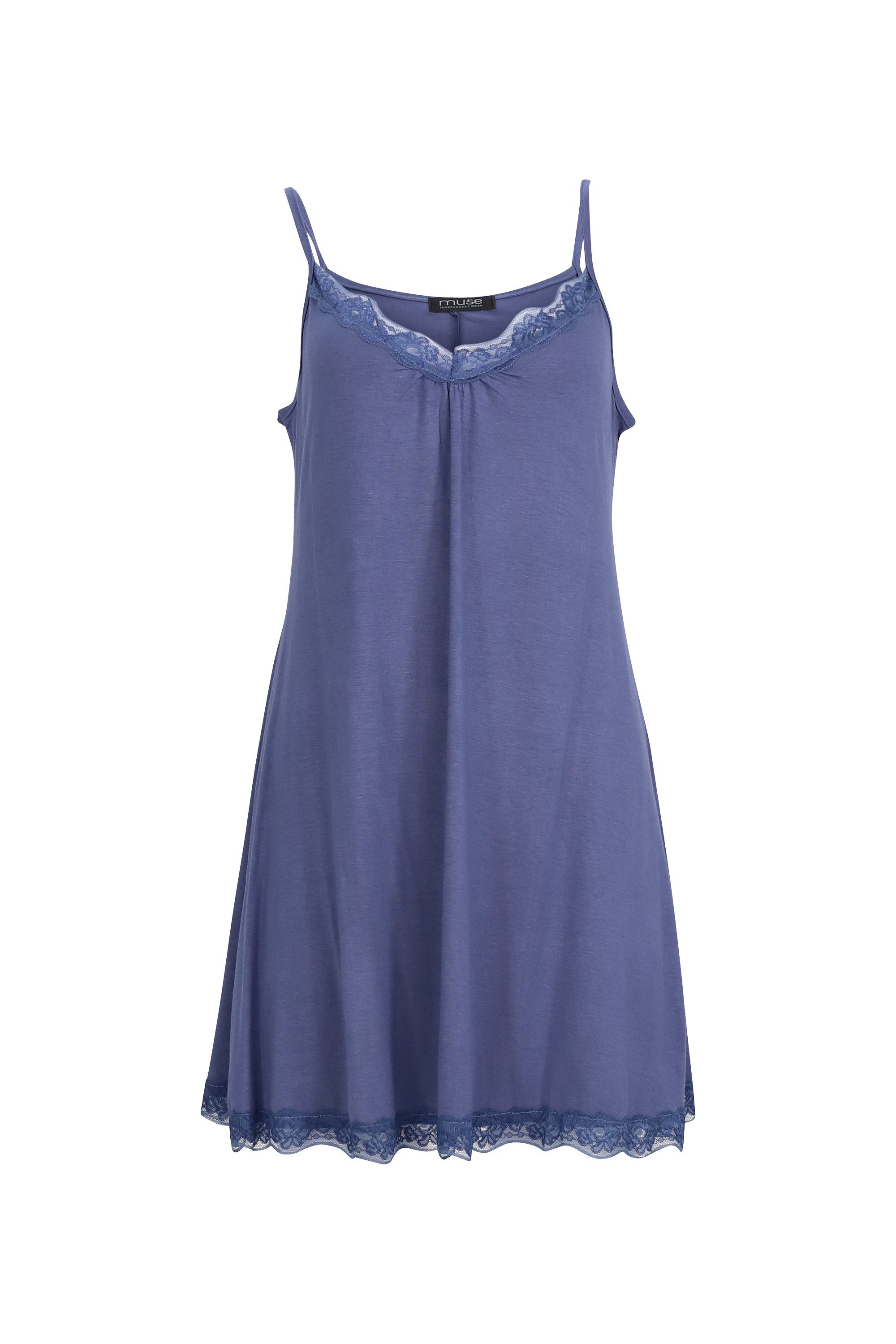 malito more than fashion Longtop malito Damen Spaghettiträger Longtop-Kleid günstig online kaufen
